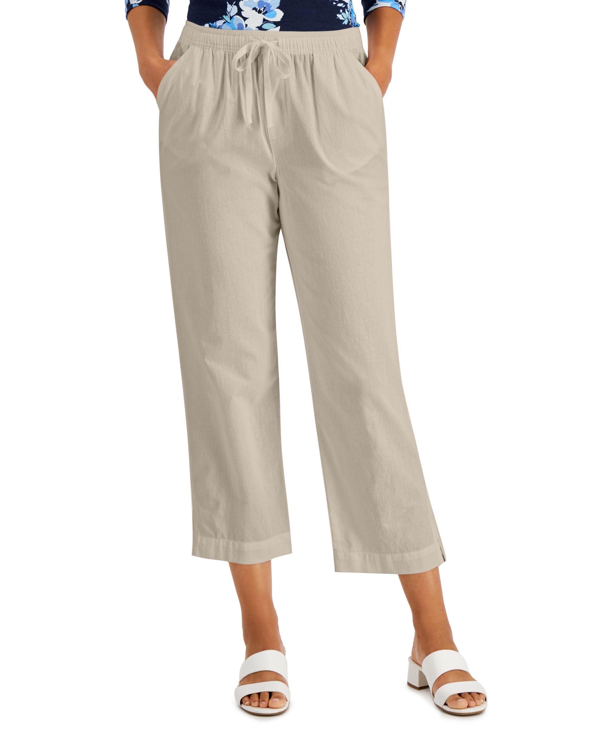 Karen Scott Daphne Drawstring Pants