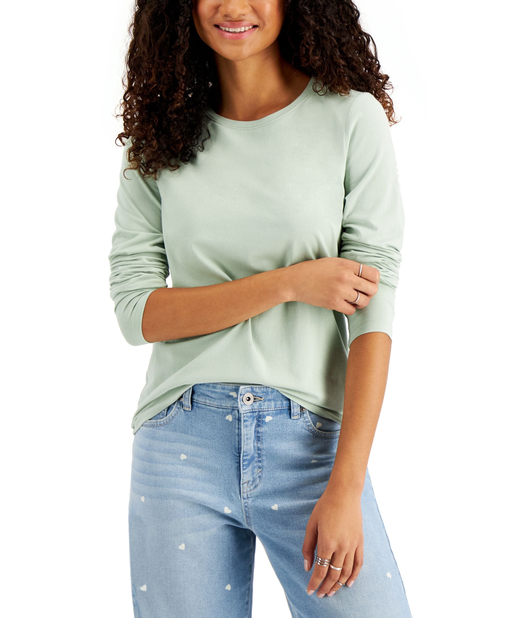 Petite Long-Sleeve Top
