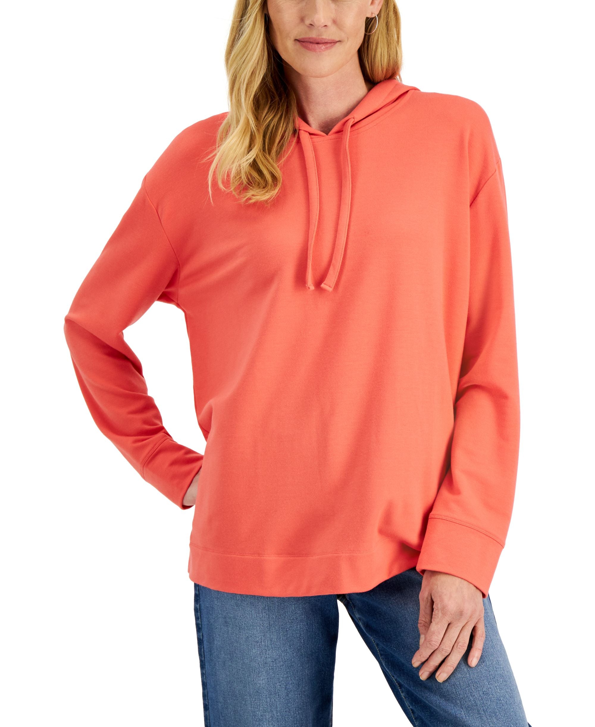 Karen Scott Drapey Fit Hoodie