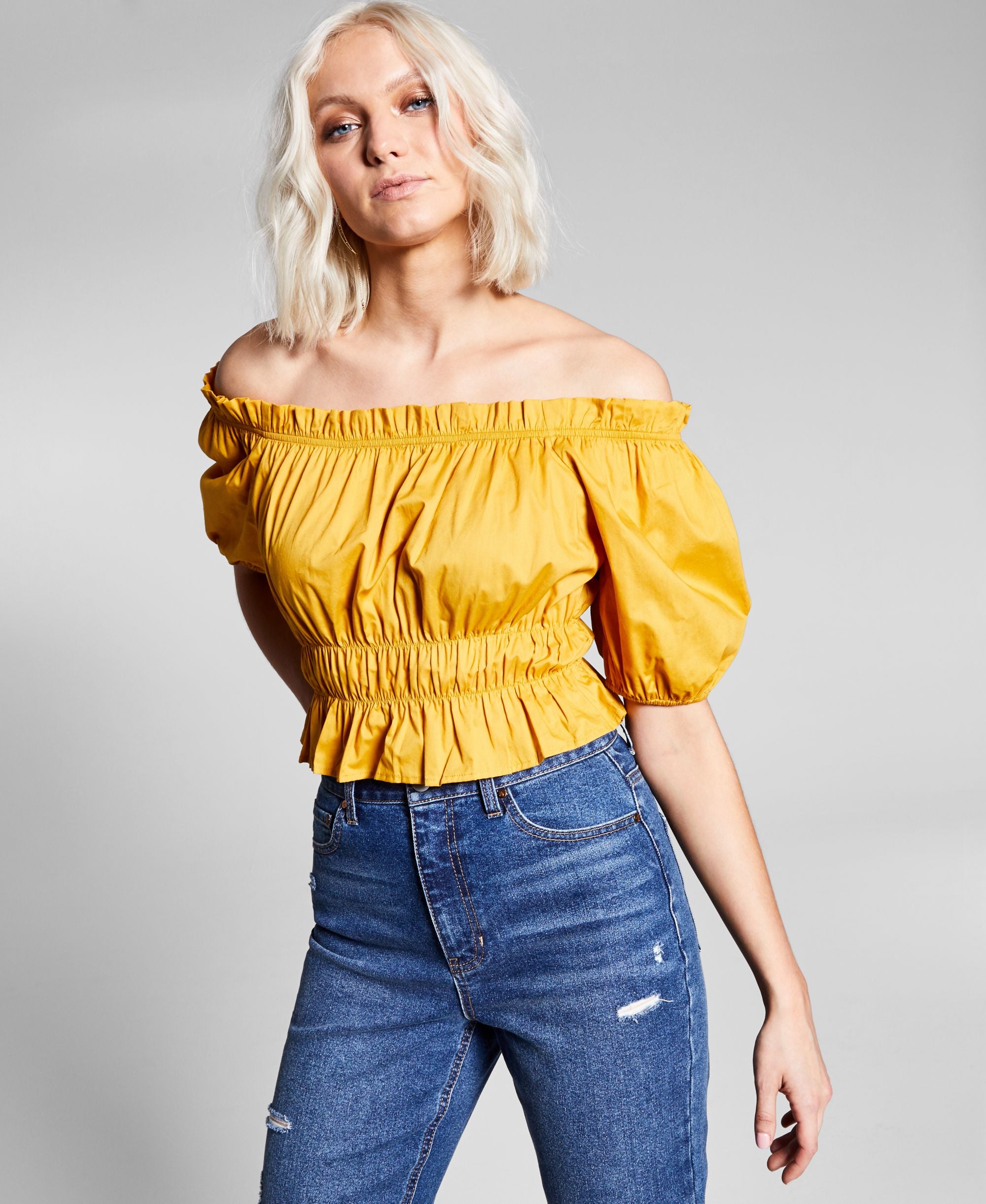 Now This Womens Cotton Off The Shoulder Top