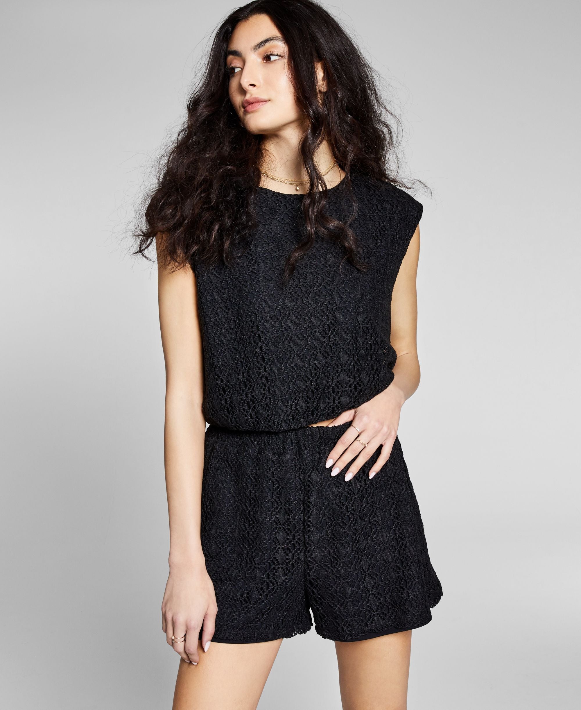 Now This Womens Crochet Shorts