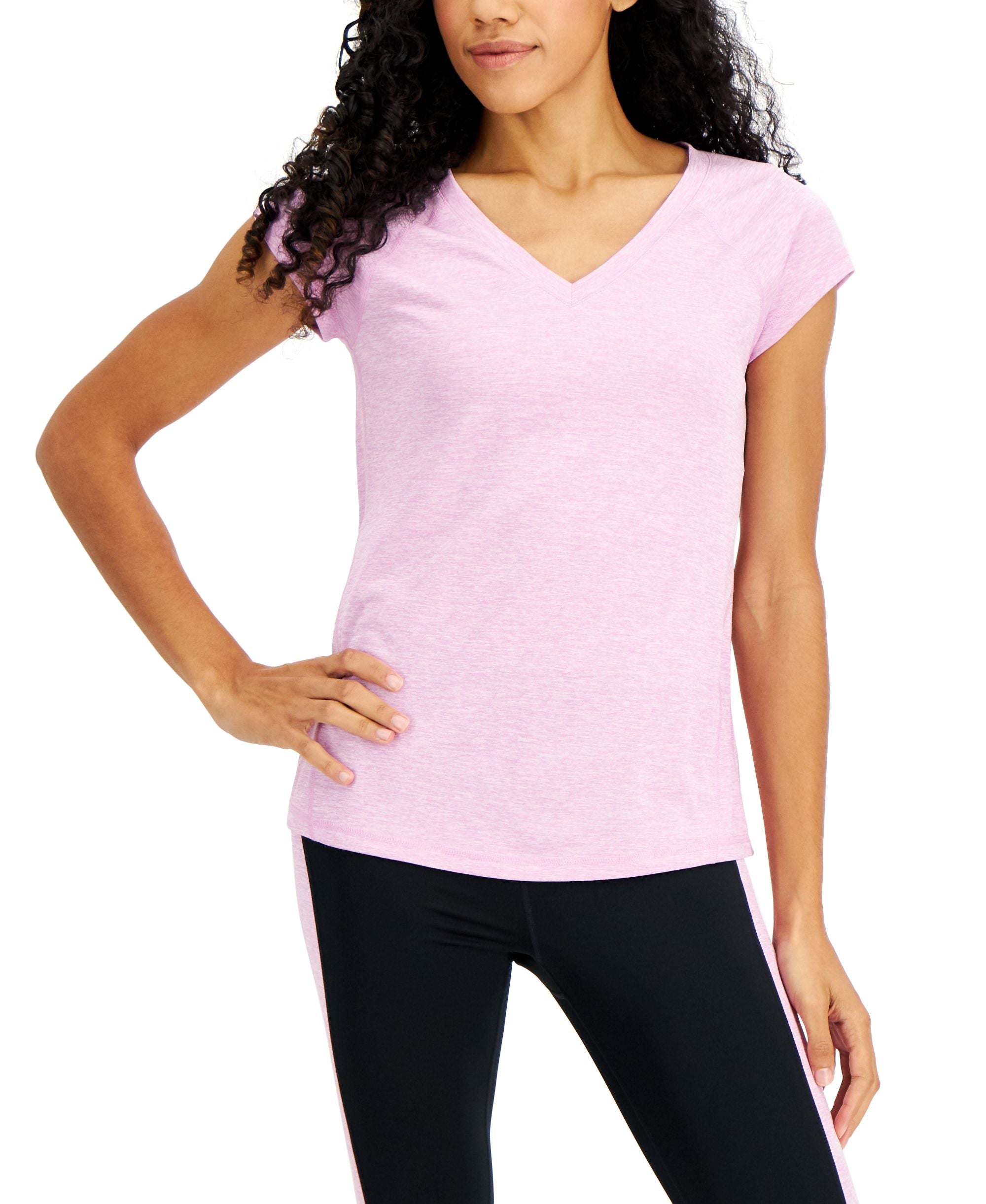 ID Ideology Womens Essentials Rapidry Heathered Performance T-Shirt