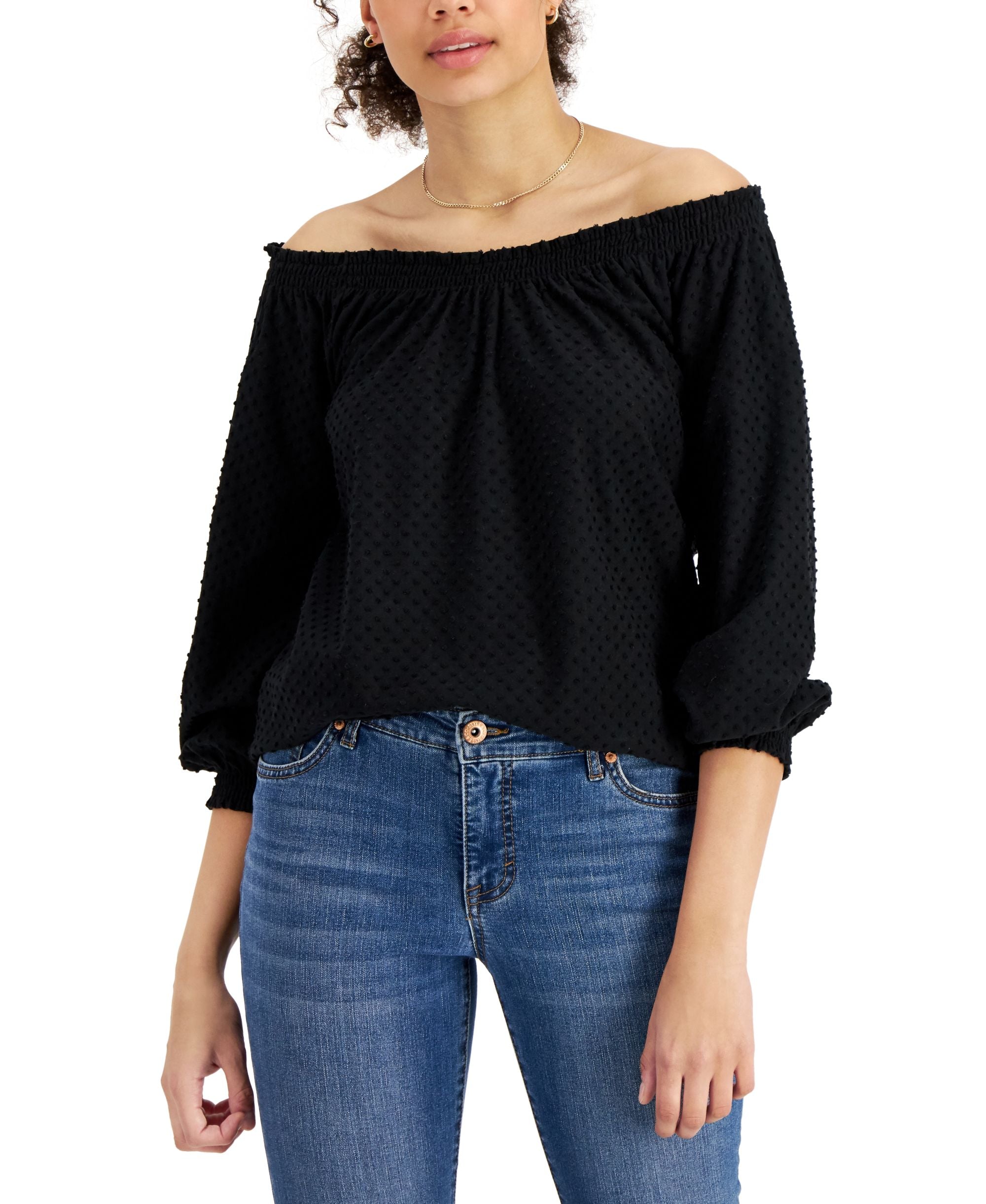 Style & Co Off The Shoulder Top