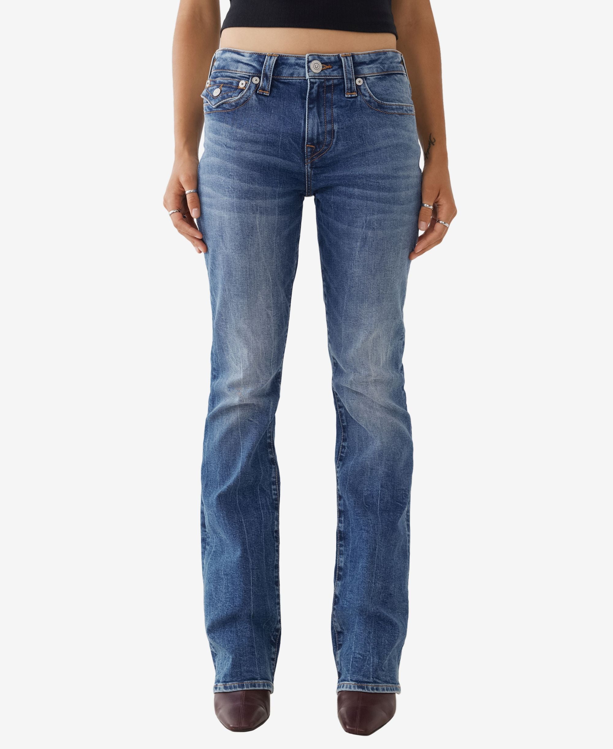 Womens Becca Bootcut Mid Rise Jeans
