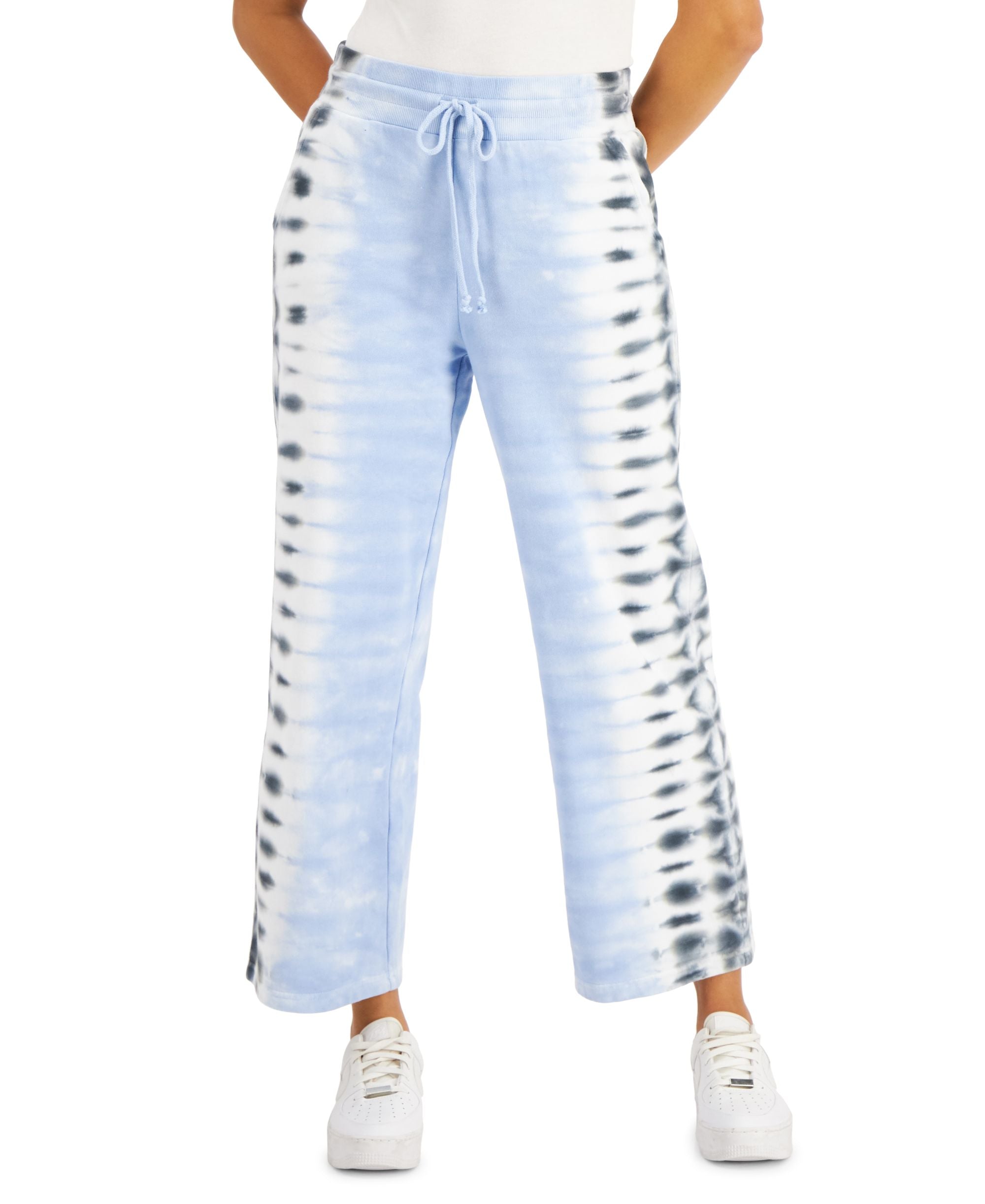 Style & Co Tie Dye Wide Leg Sweatpants