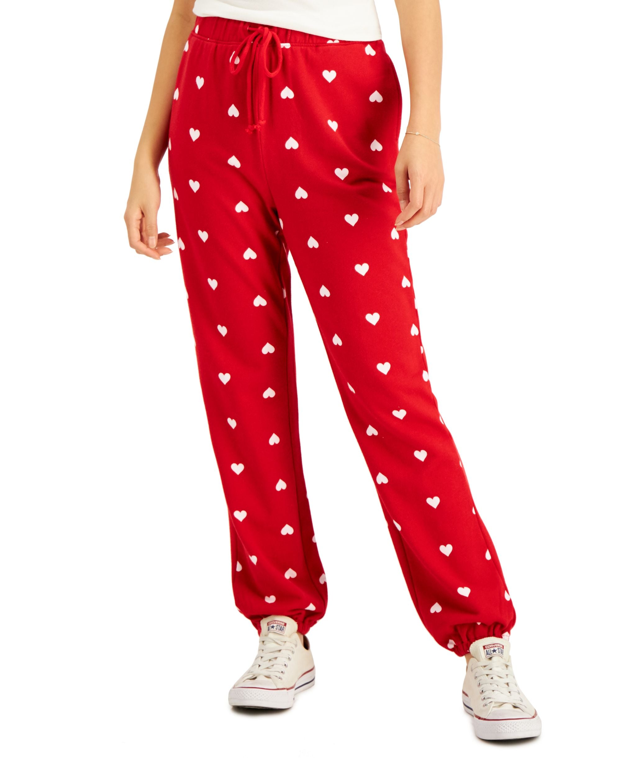 Style & Co Heart Print Sweatpants