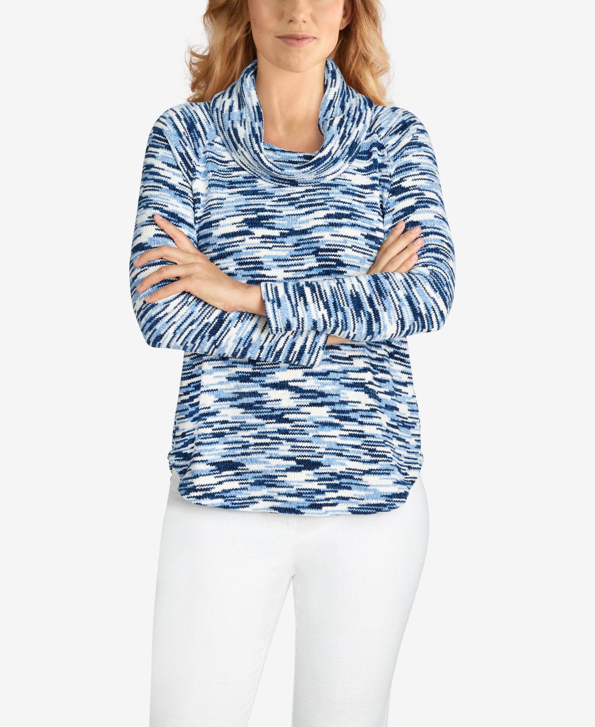 Ruby Rd. Plus Size Spacedye Chenille Pullover