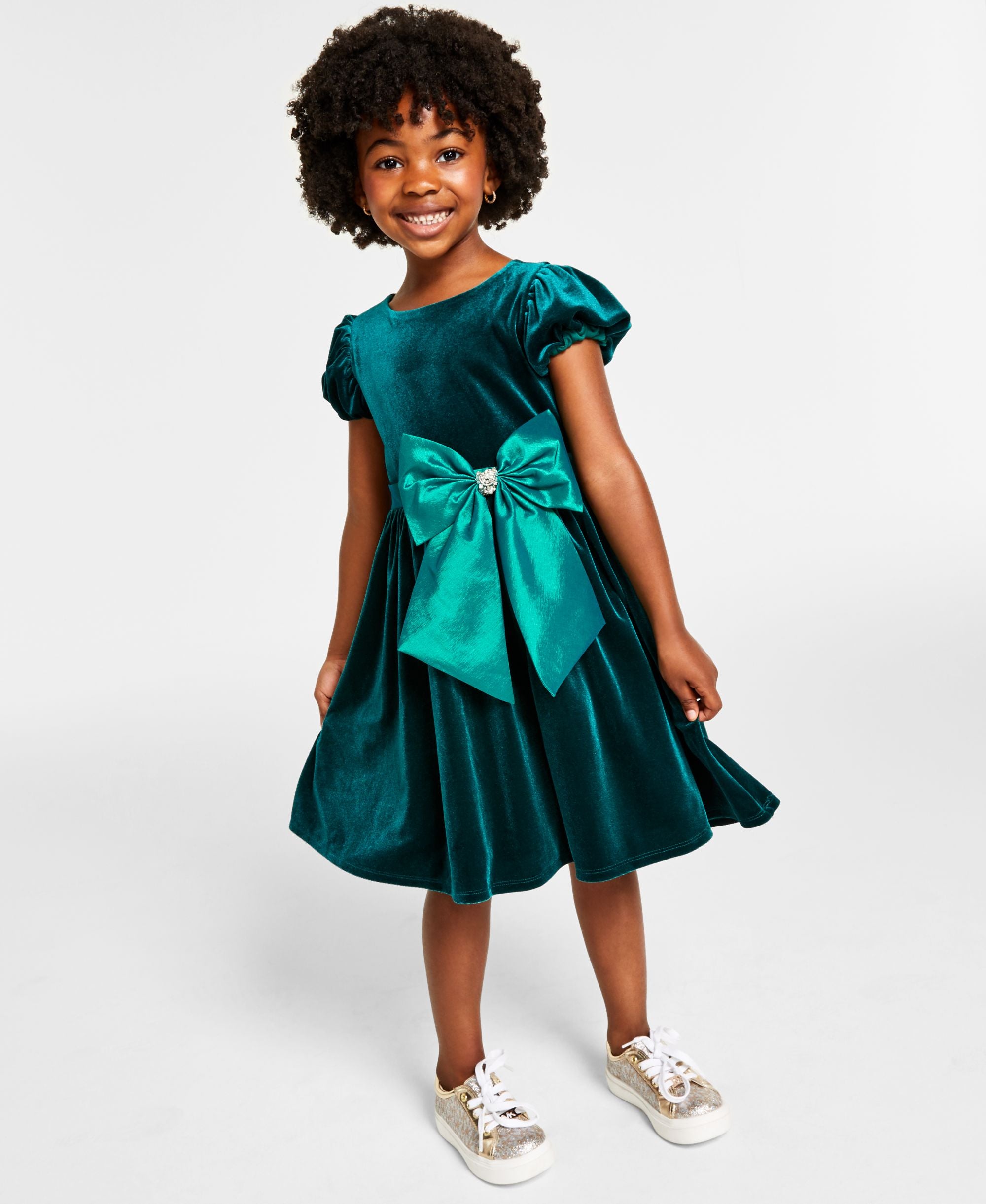 Little Girls Velvet Dress