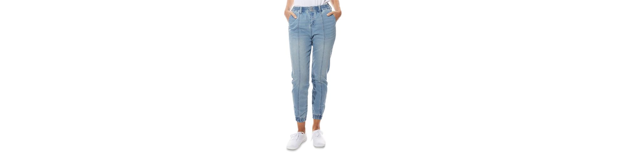 Dollhouse Juniors' Double Button Jean Joggers