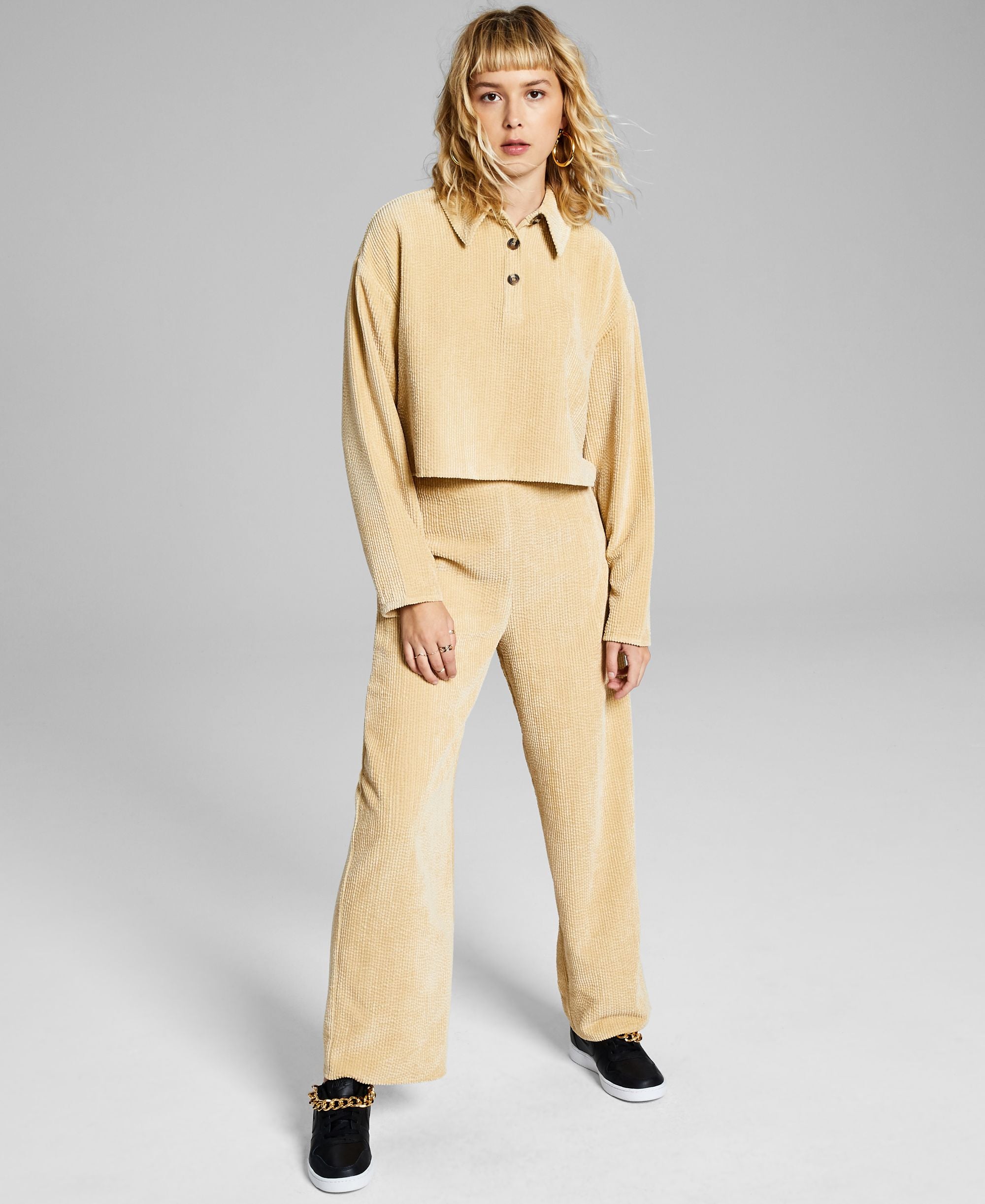 Now This Corduroy Wide Leg Pants