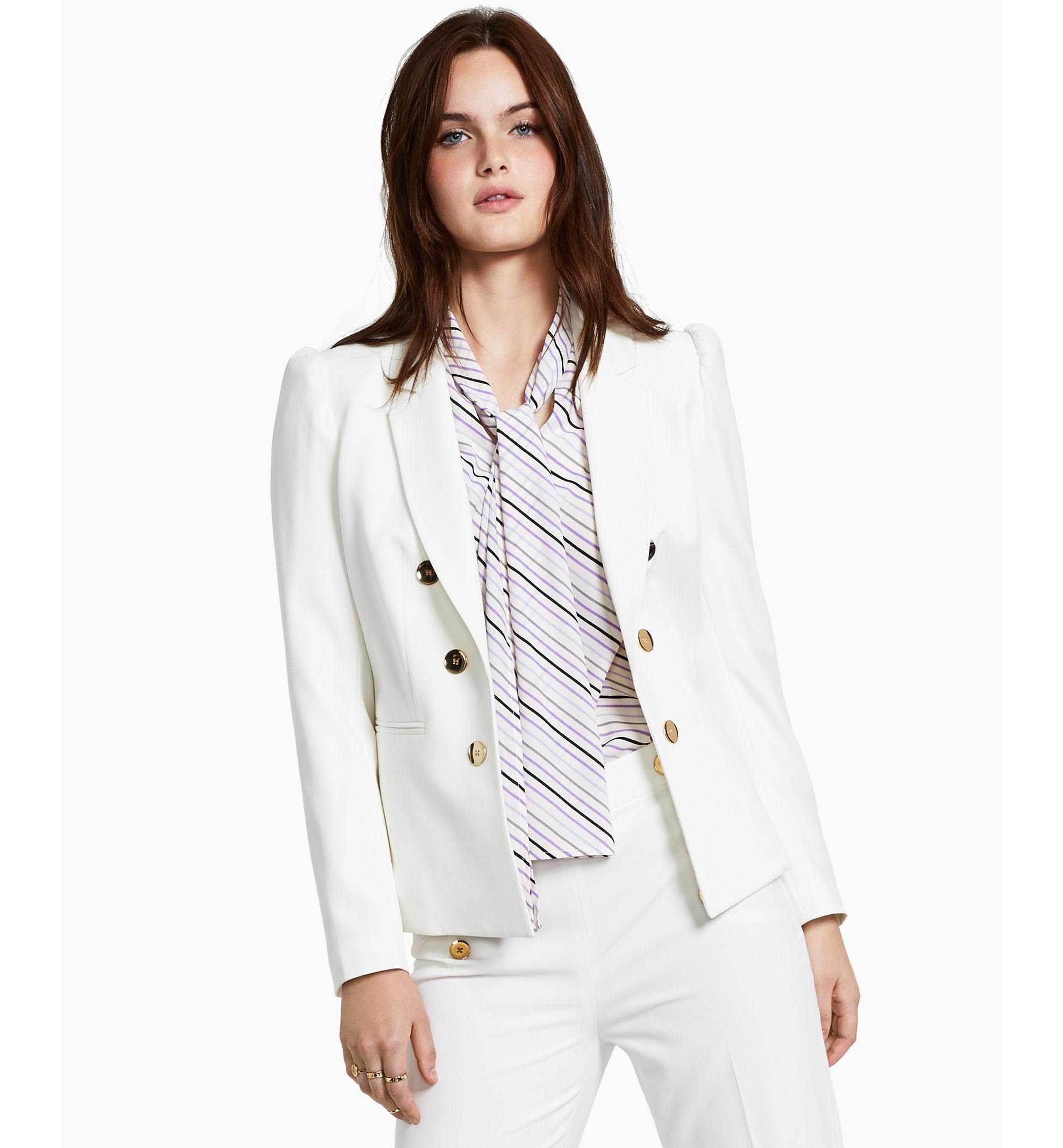 Bar III Puff Sleeve Blazer