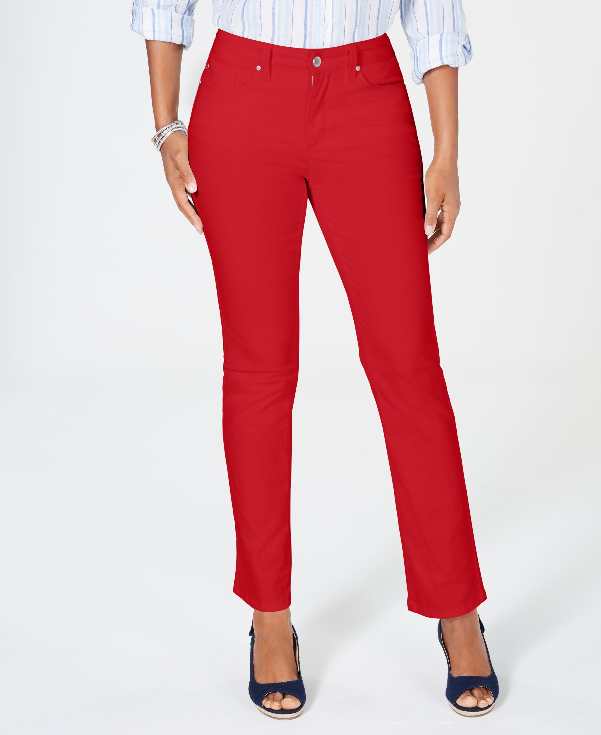 Petite Lexington Straight-Leg Jeans