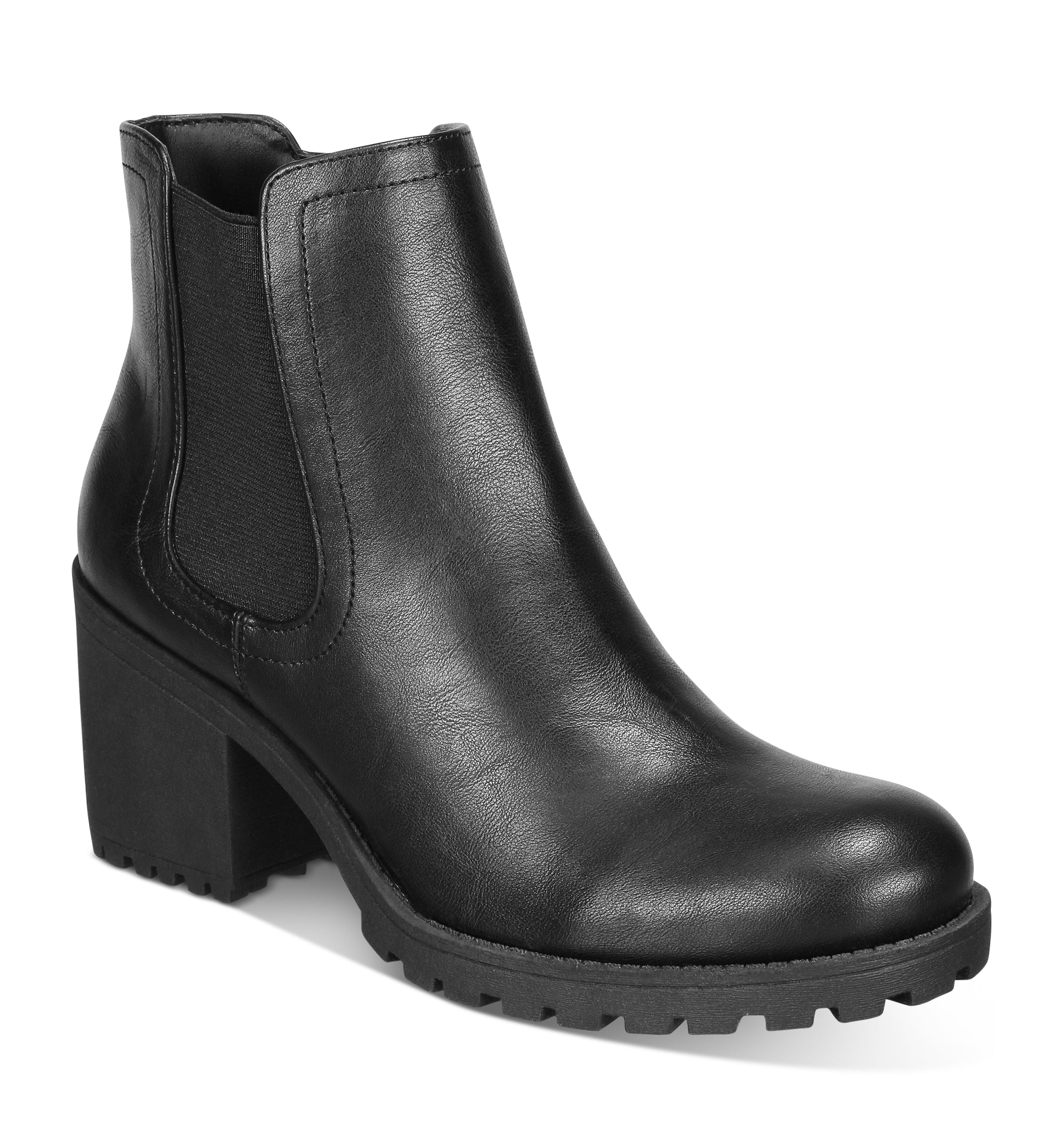 Women's Morghan Lug Sole Block-Heel Booties