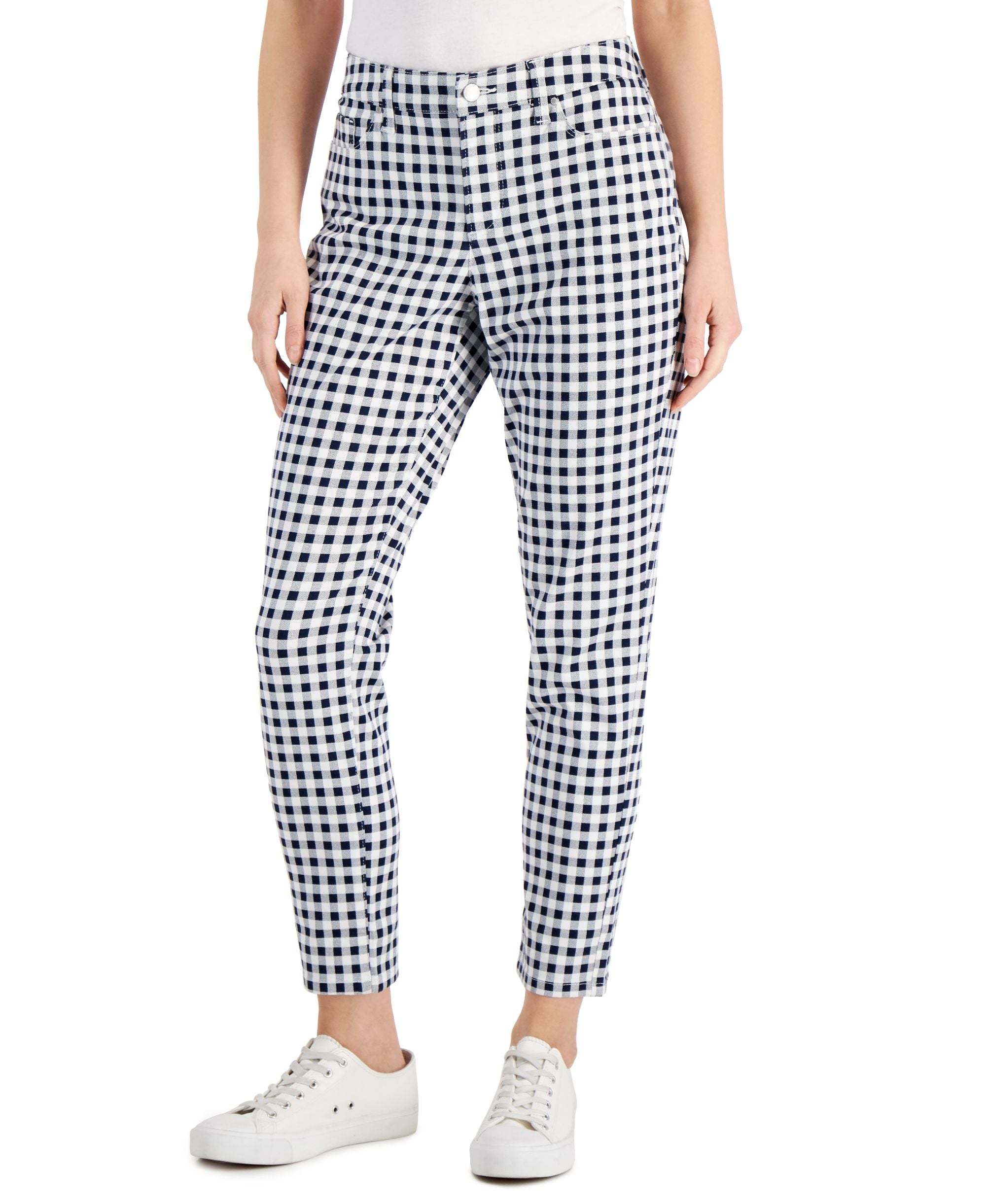 Charter Club Bristol Printed Skinny Ankle Jeans