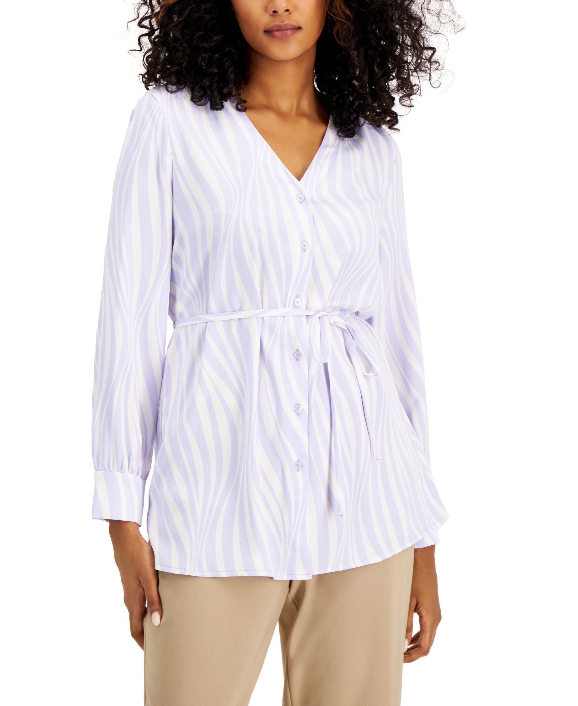 Alfani Tie Waist Tunic