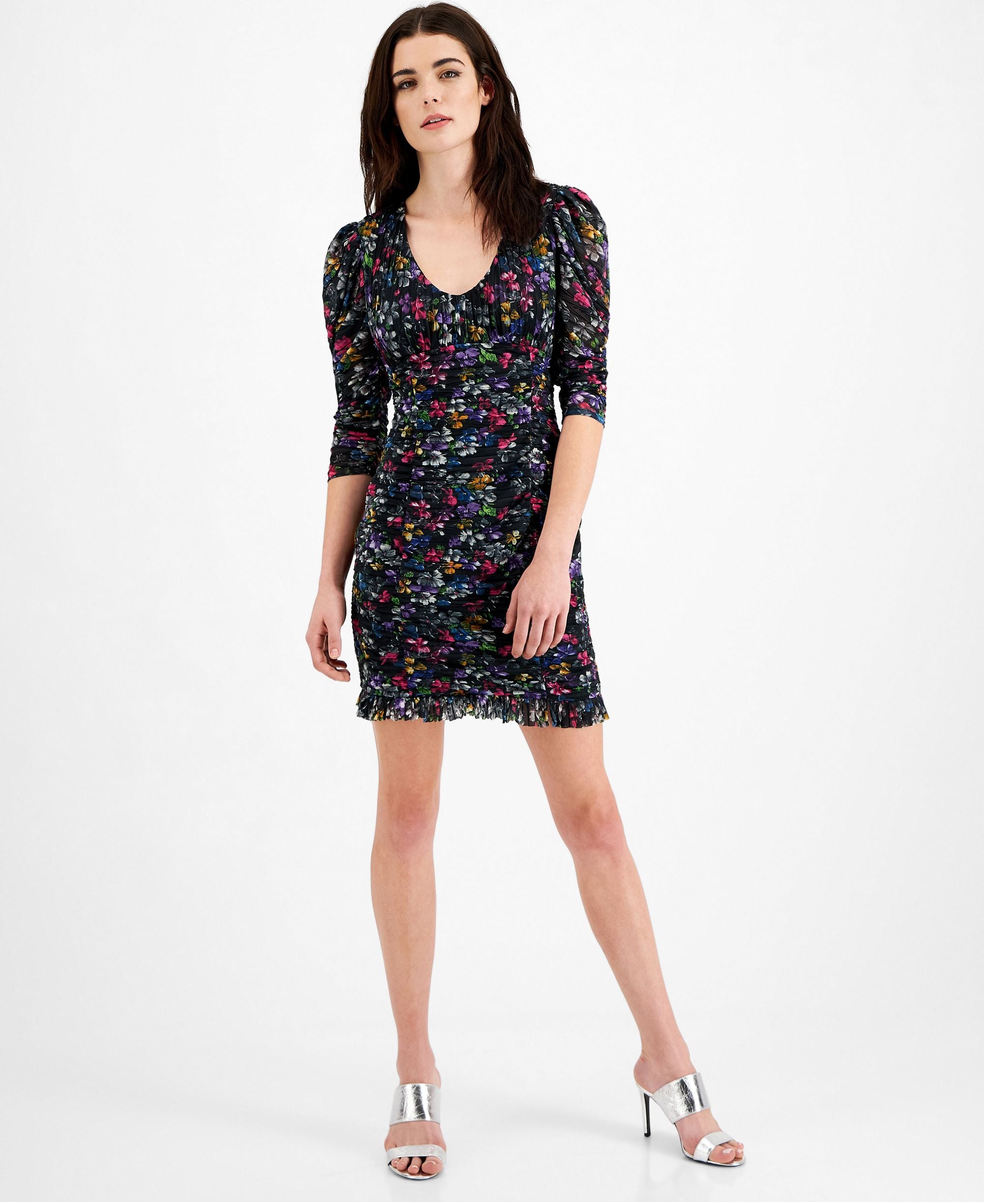 French Connection Zelka Alanna Long Sleeve Dress