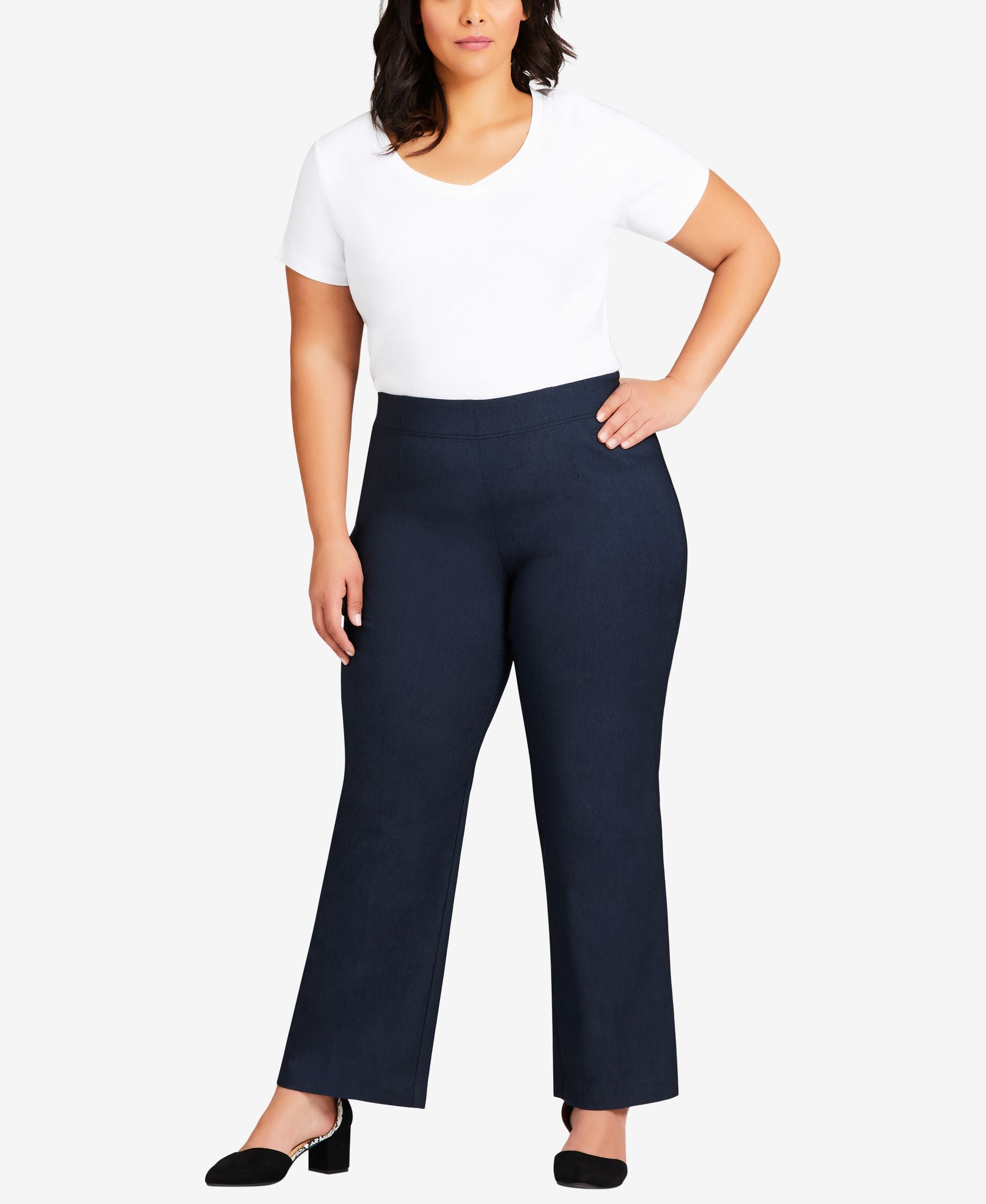 Plus Size Super Stretch Bootcut Average Pants