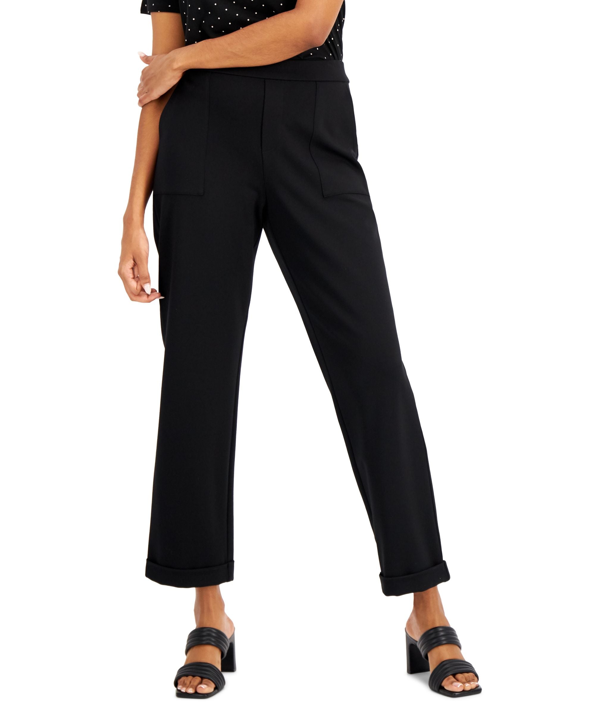 Alfani Cuffed Straight Leg Pants
