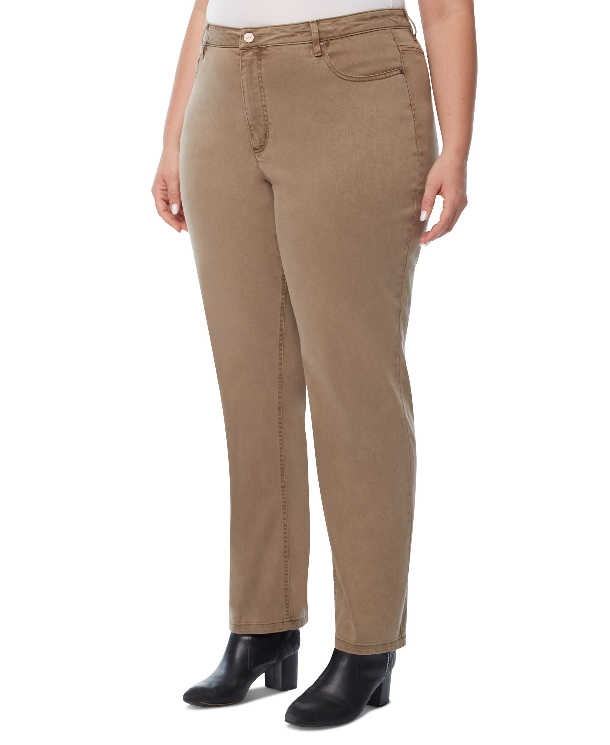 Jones New York Plus Size Lexington Straight Leg Jeans