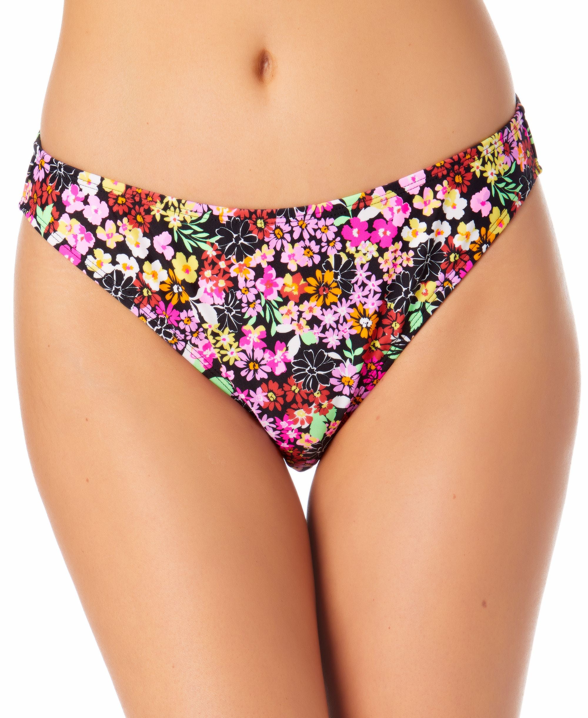 Juniors' Printed Hipster Bikini Bottoms