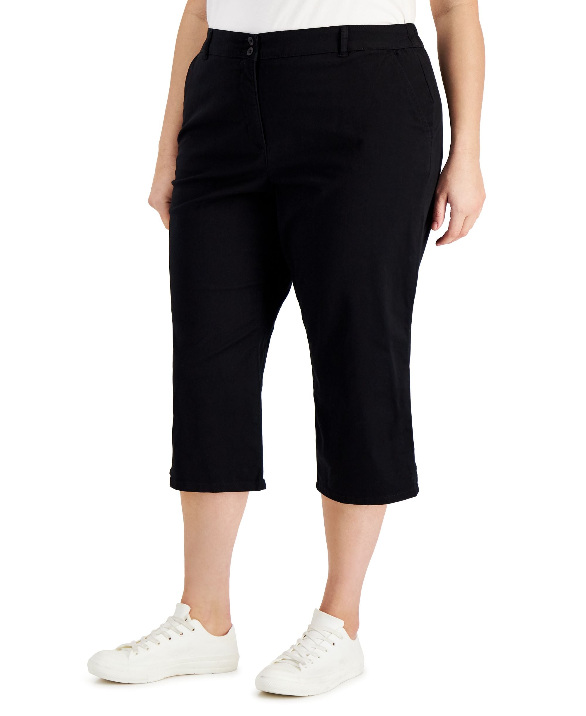 Karen Scott Plus Size Comfort Waist Capri Pants
