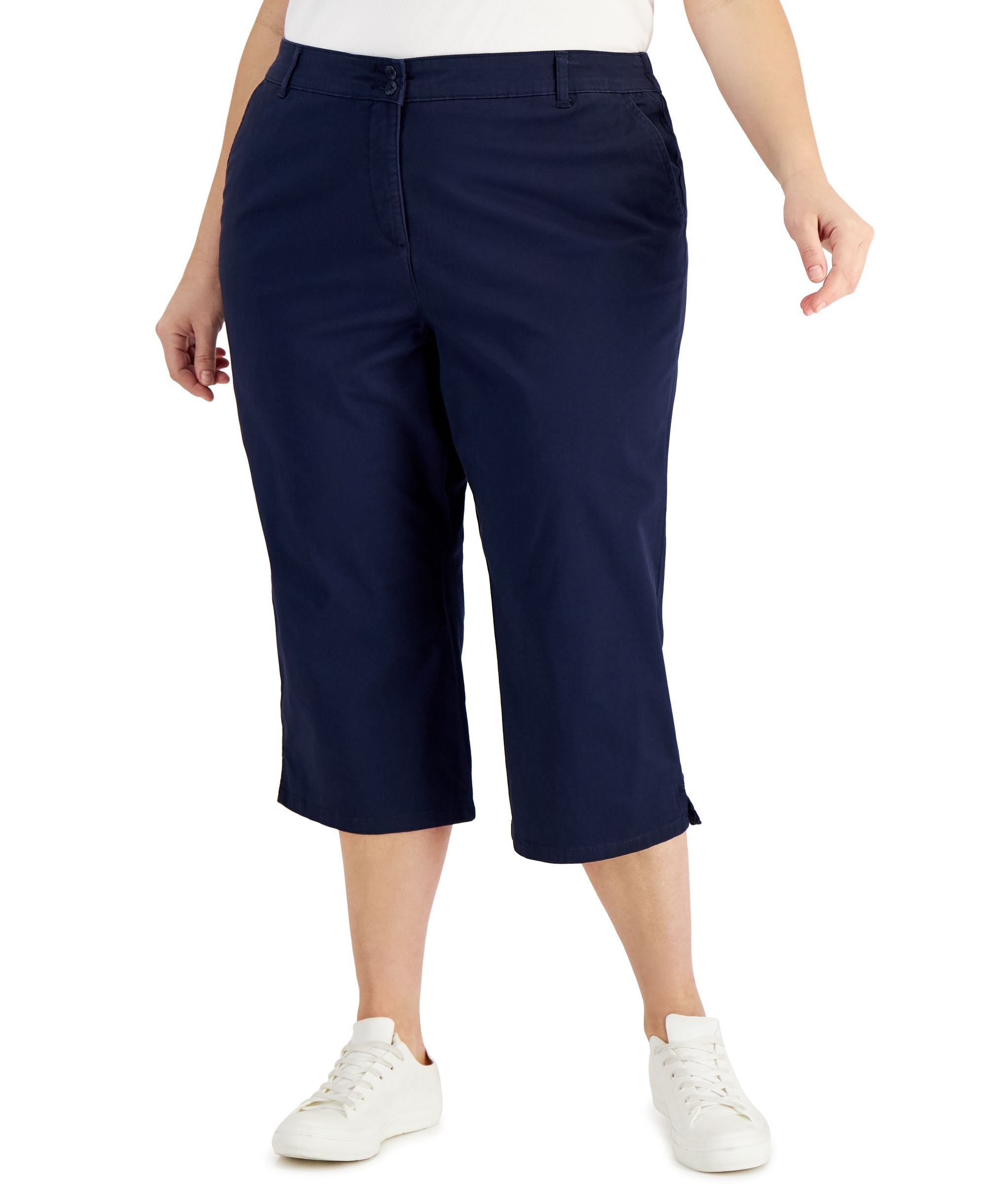 Karen Scott Plus Size Comfort Waist Capri Pants