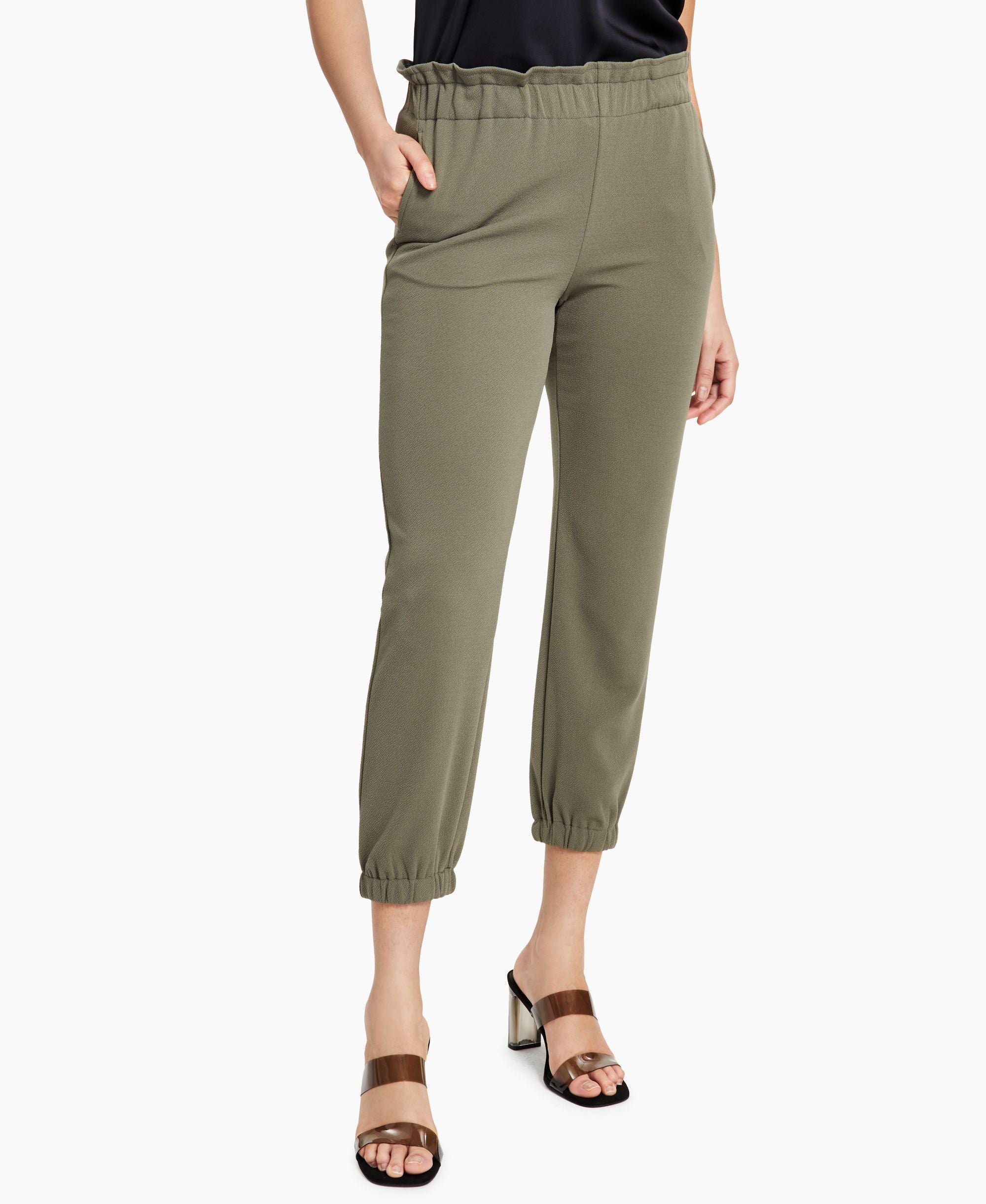Bar III Petite Pull On Jogging Pants