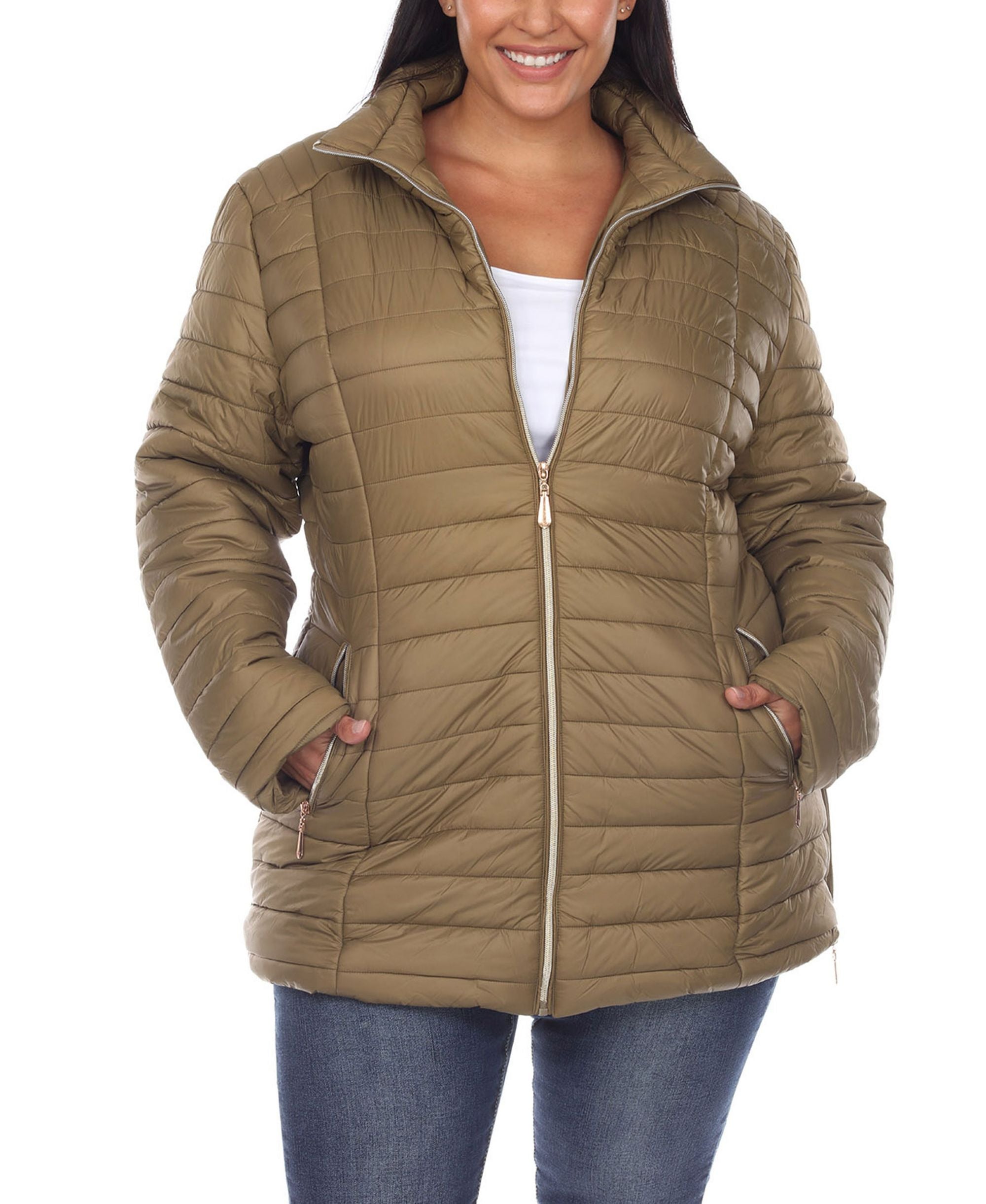 Plus Size Puffer Coat