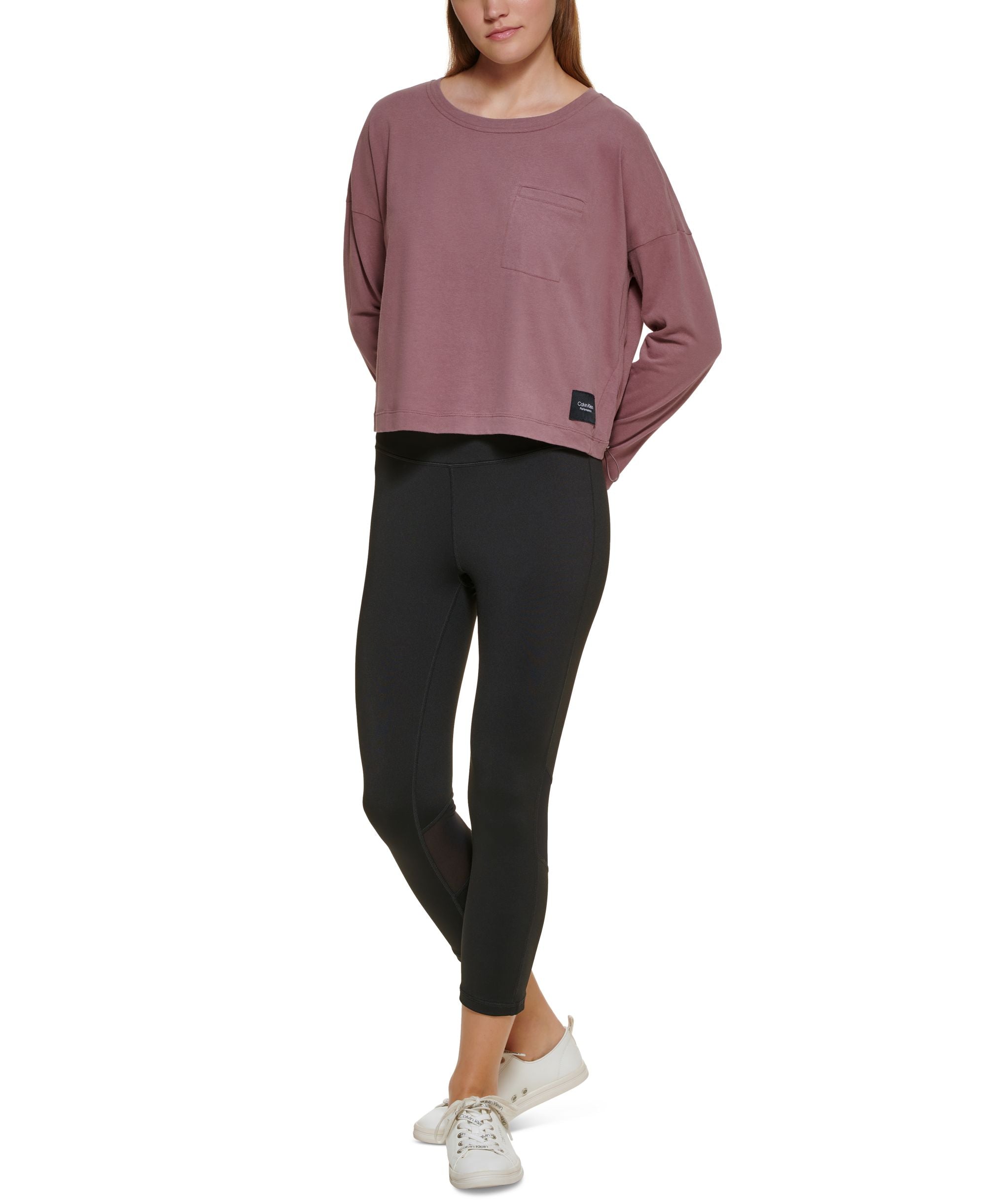 Calvin Klein Performance Long Sleeve Crewneck Tee