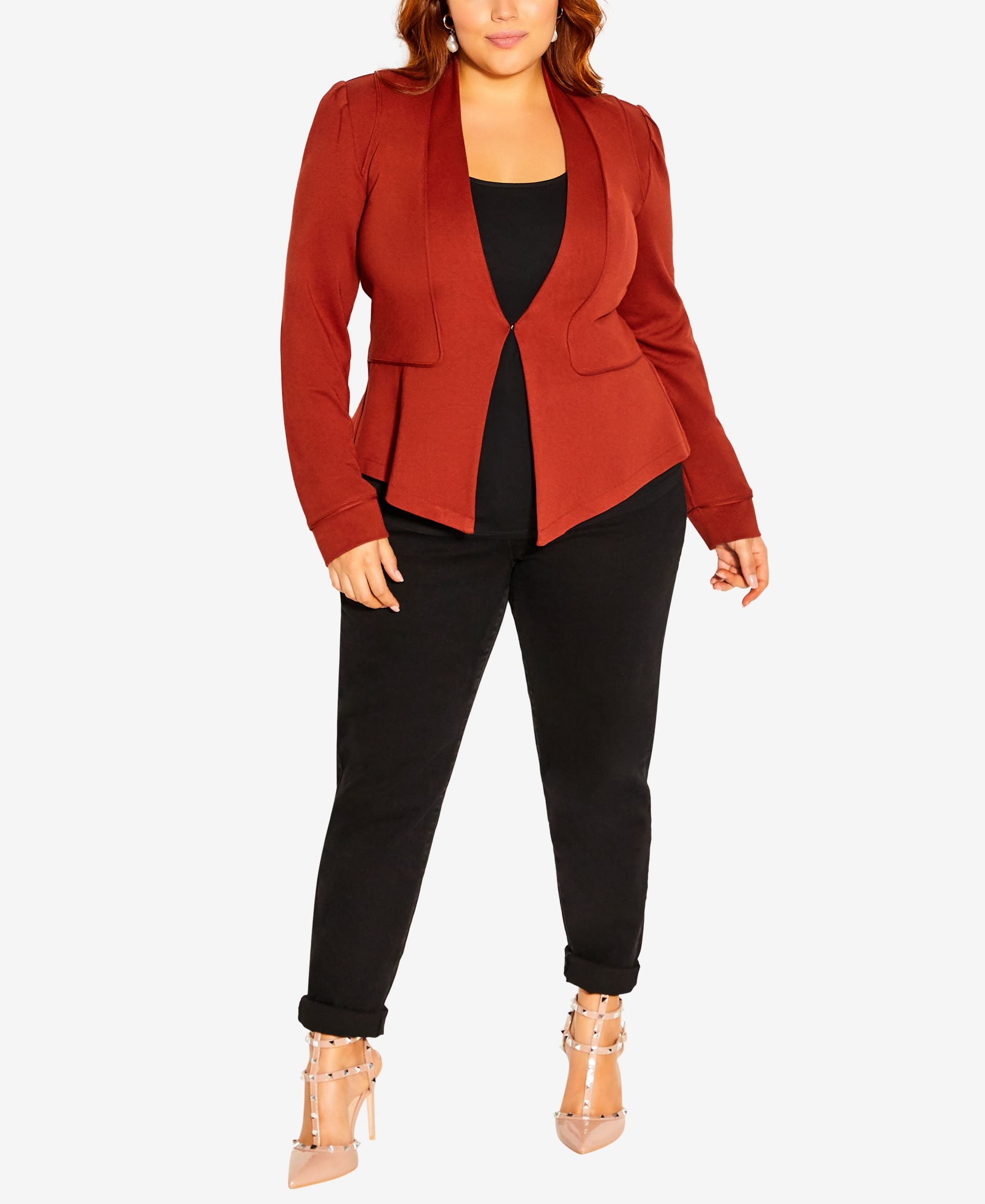 City Chic Piping Praise Jacket