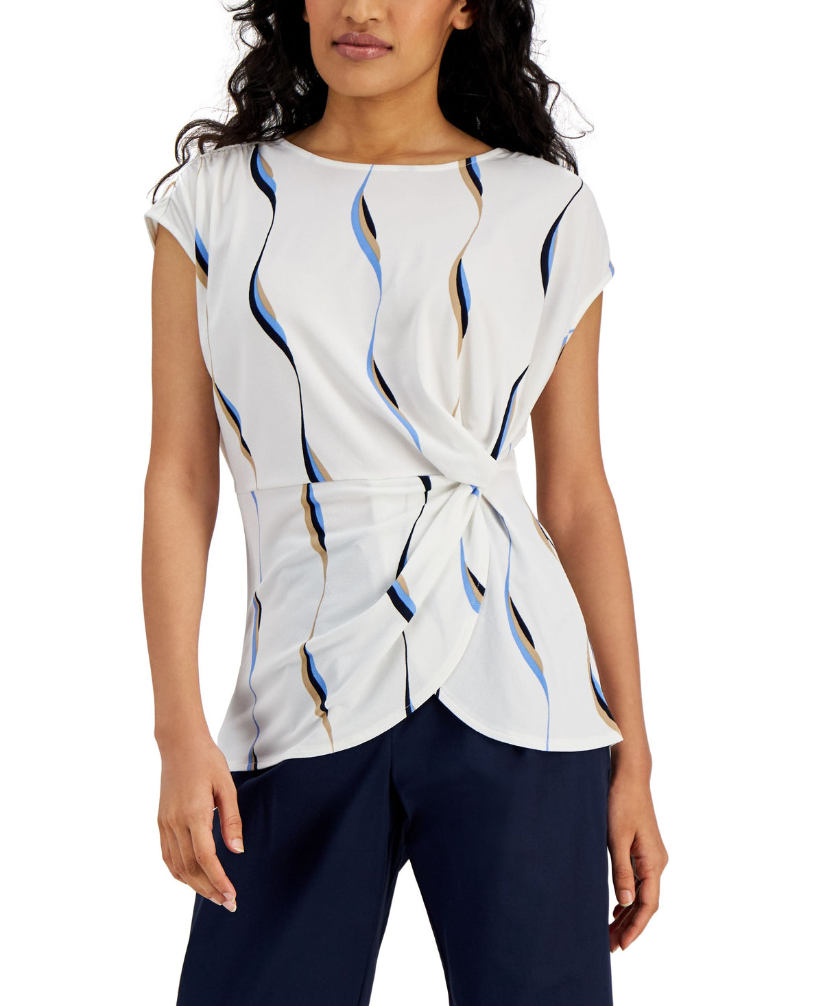 Alfani Twist Detail Top
