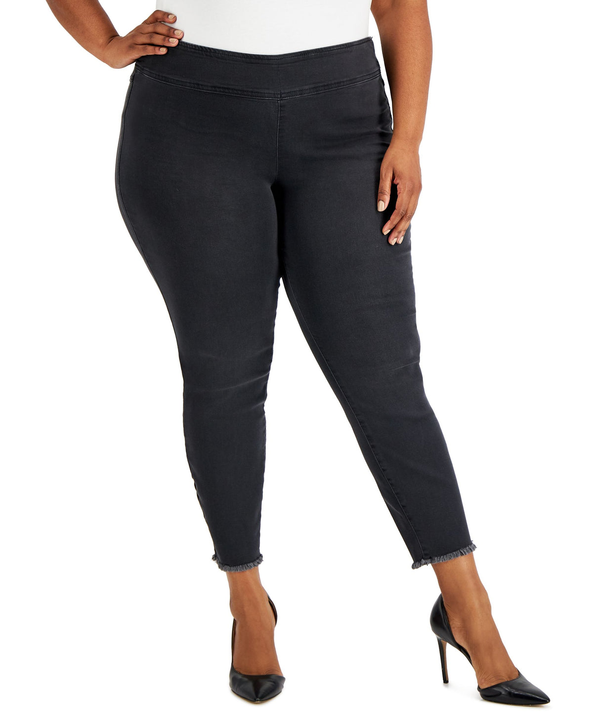 International Concepts Plus Size Pull On Denim Jeggings