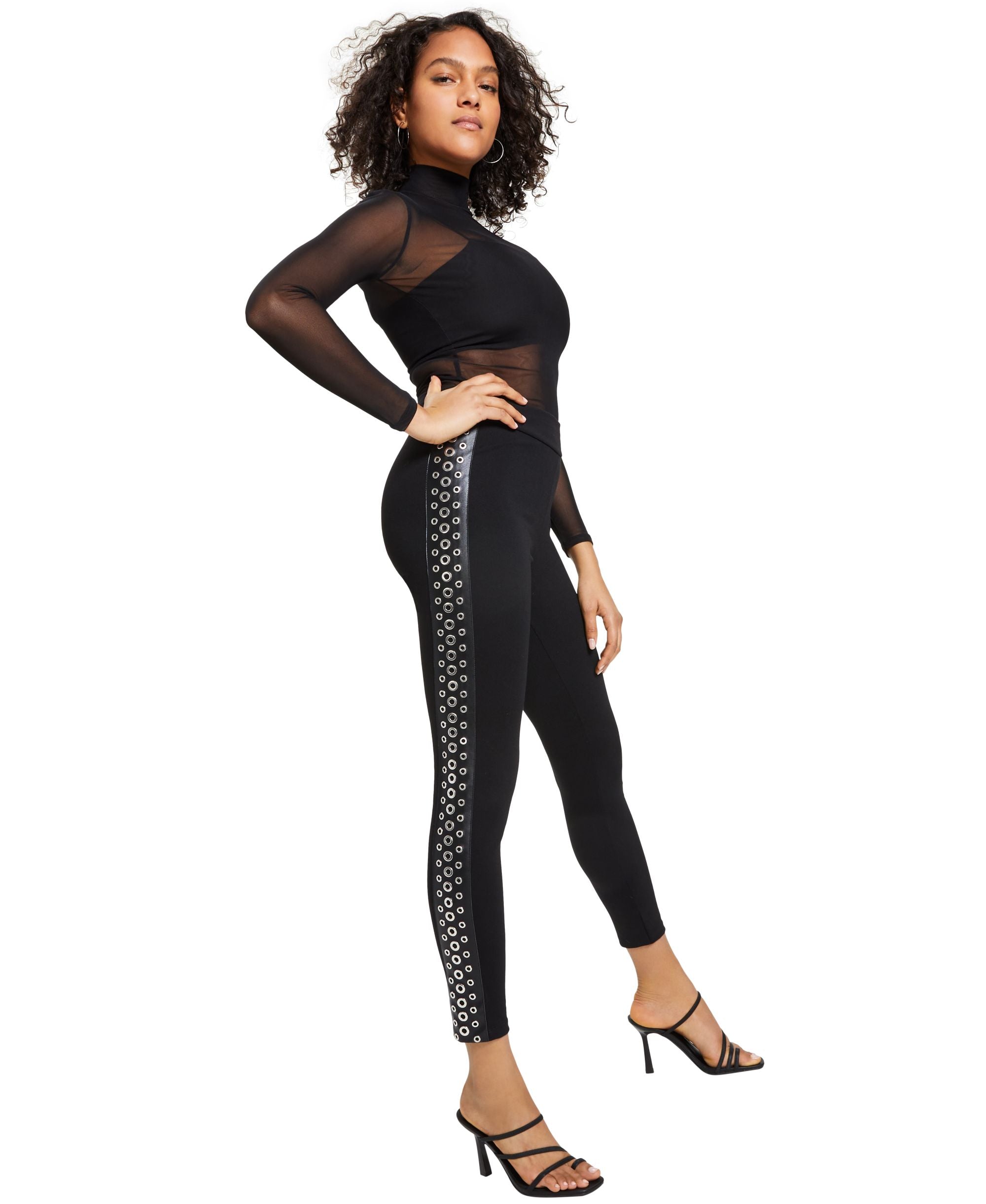 Bar III Grommet Leggings