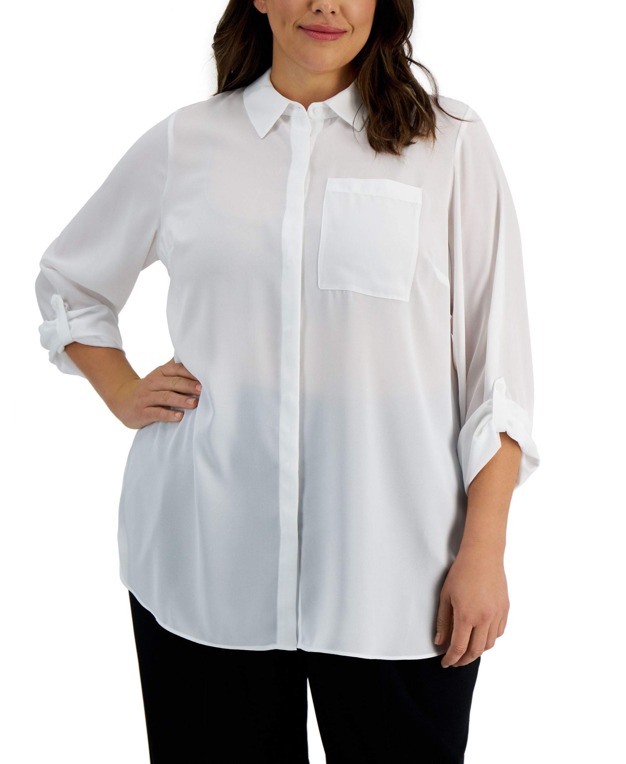 Alfani Plus Size Utility Tunic