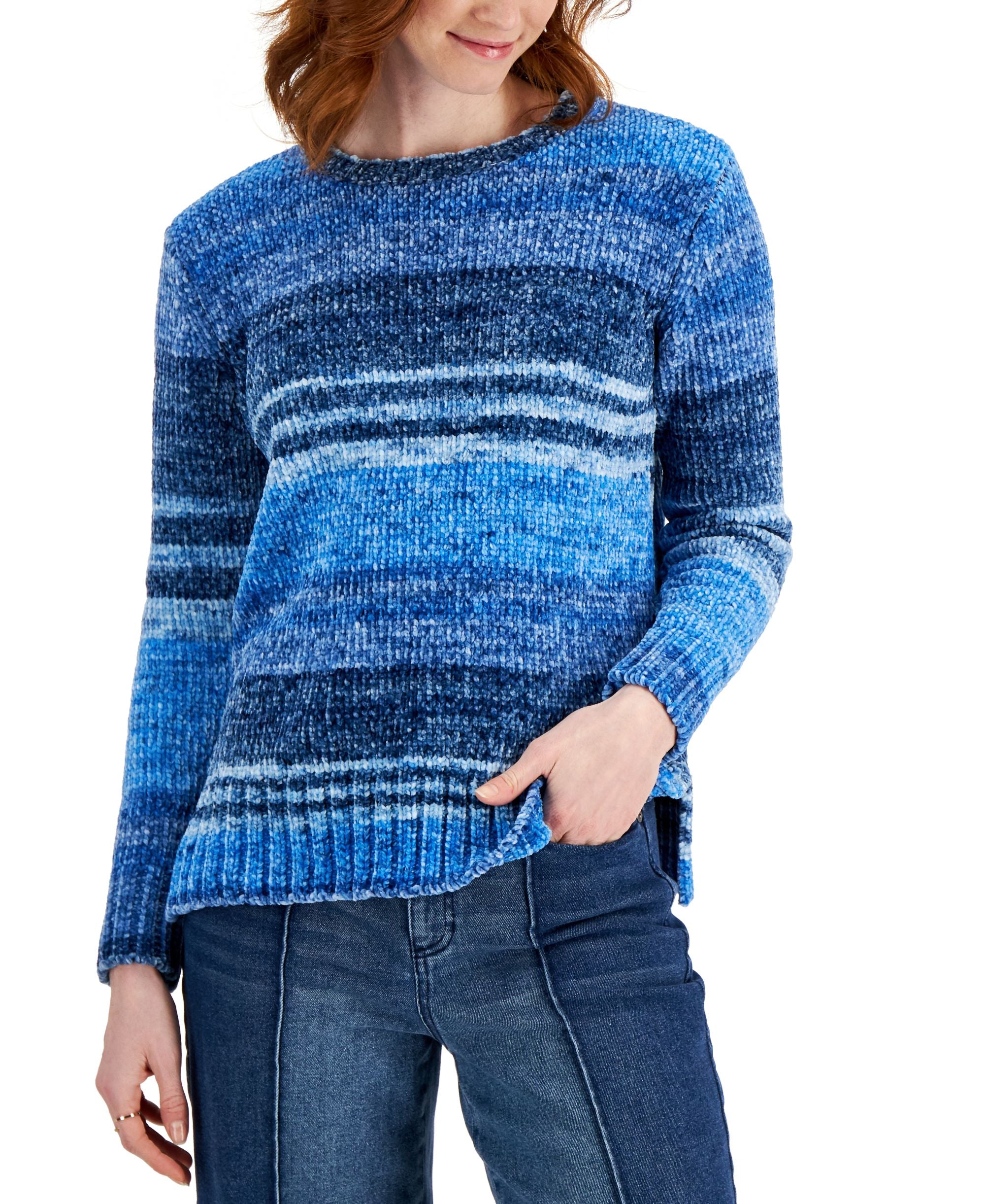 Petite Space-Dyed Sweater