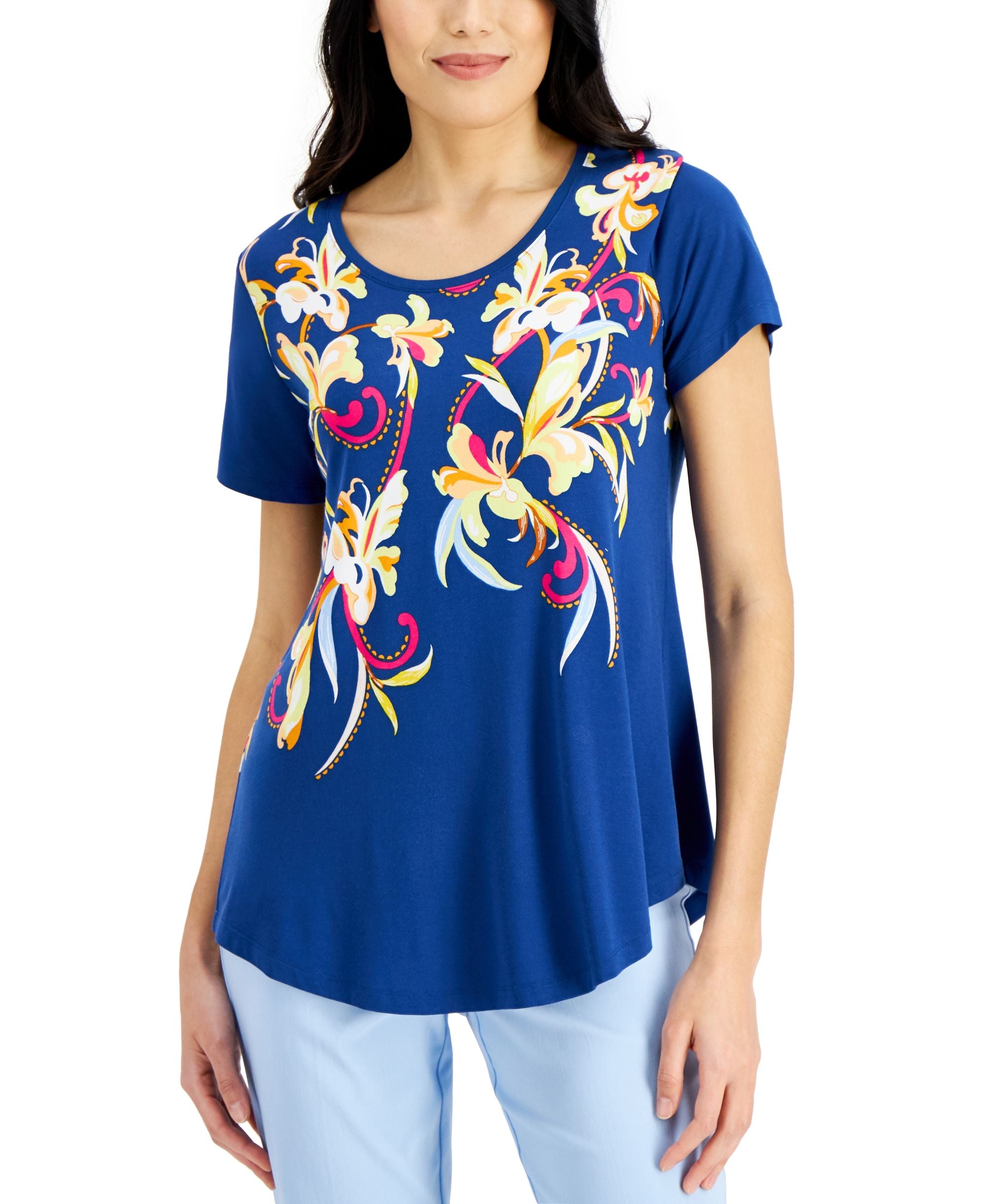 JM Collection Printed Tunic