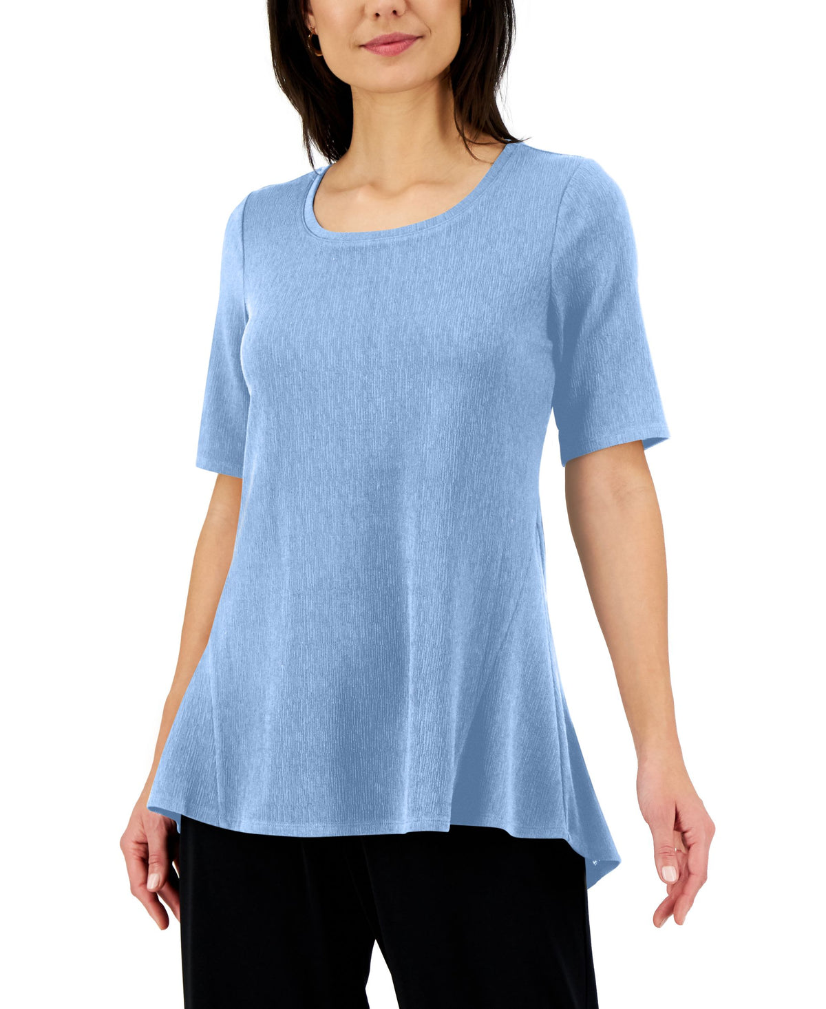 JM Collection Elbow Sleeve Tunic