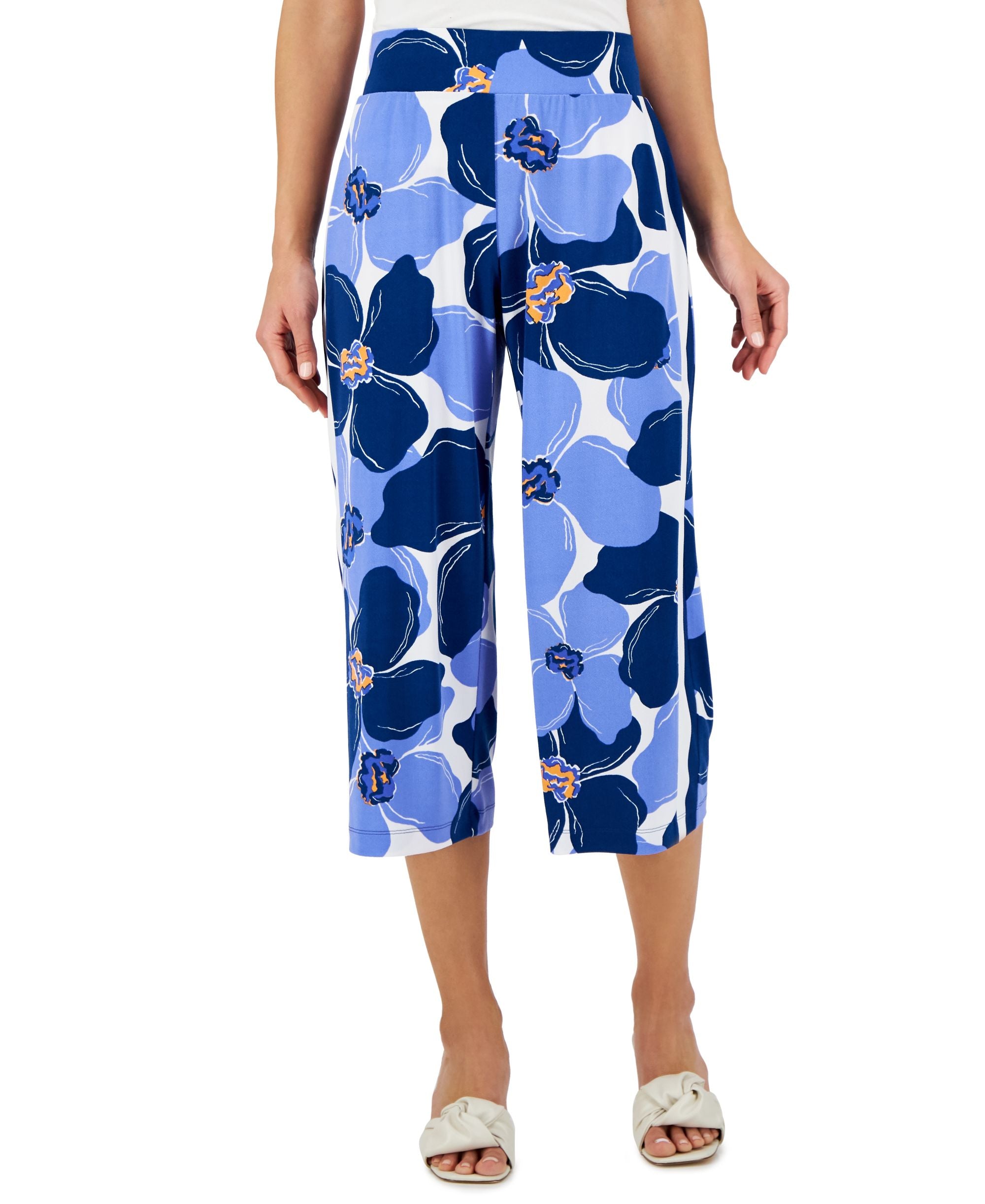 JM Collection Floral Print Lounge Pants