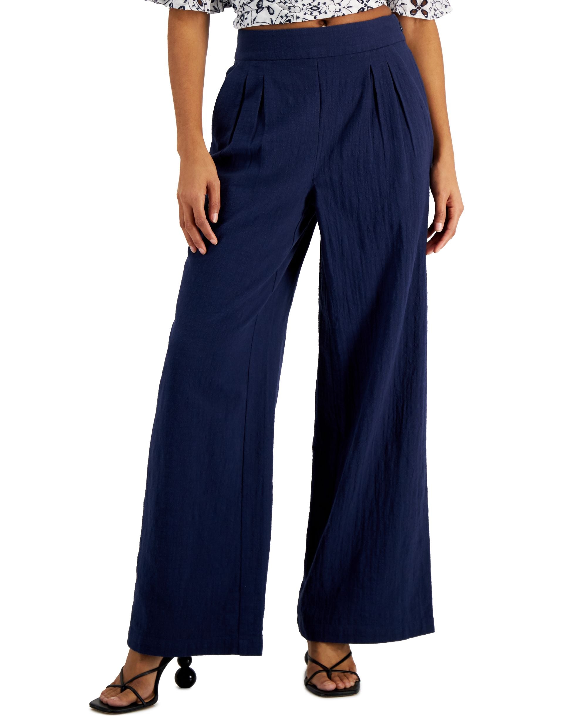 INC International Concepts High Rise Wide Leg Pants