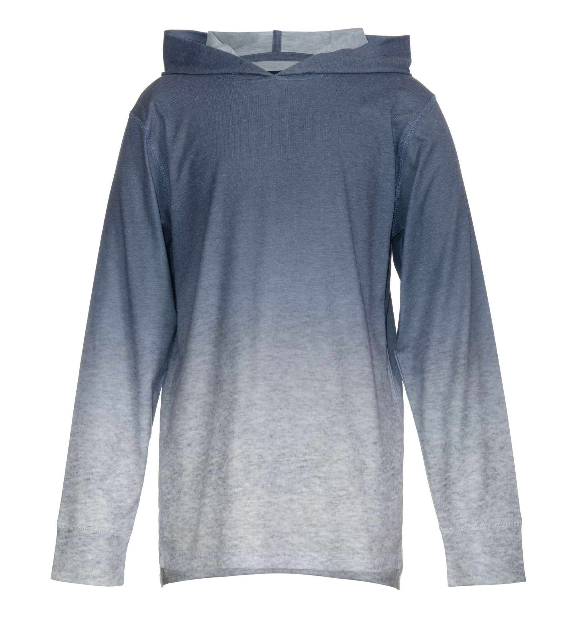 Big Boys Solid Fade Long Sleeve Jersey Knit Hoodie