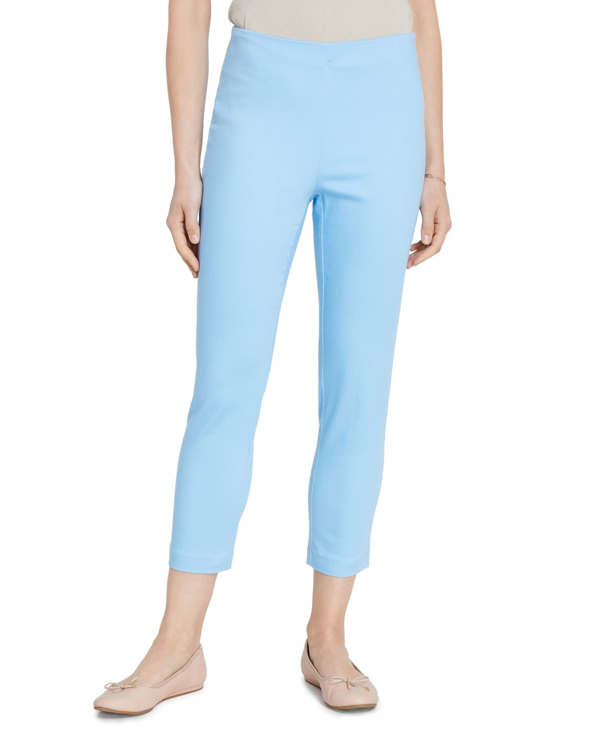 Charter Club Chelsea Twill Tummy Control Cropped Pants