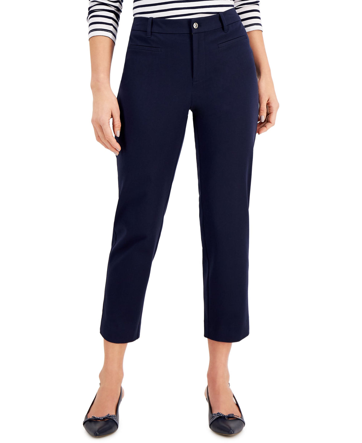 Charter Club Slim Leg Ankle Pants