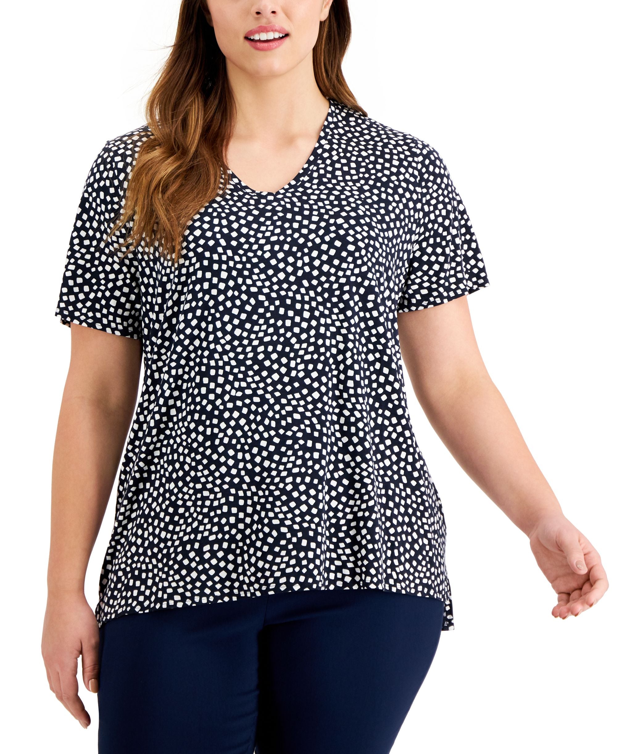 Alfani Plus Size Printed T-Shirt