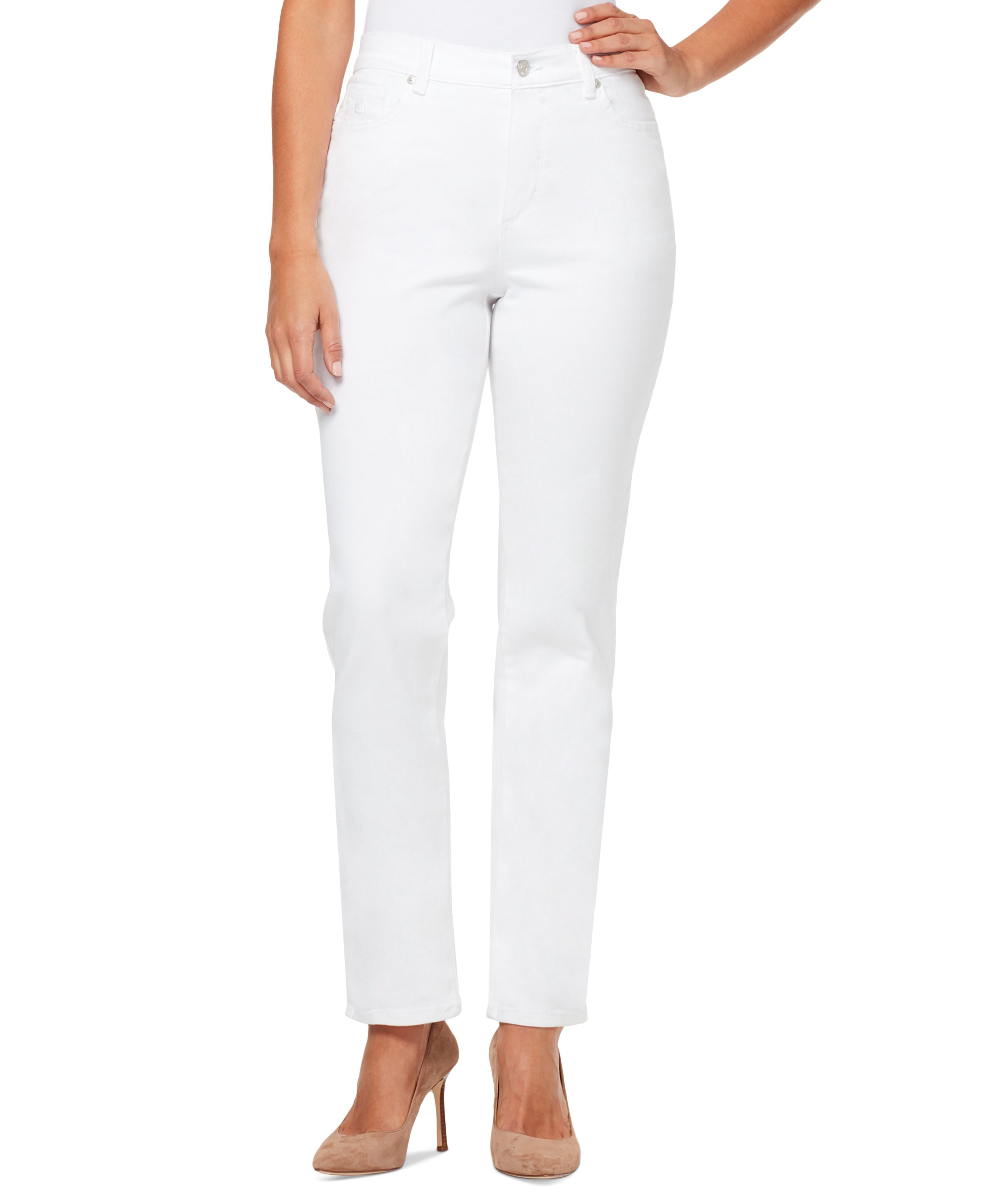 Petite Amanda High Rise Straight-Leg Jeans, Petite & Petite Short