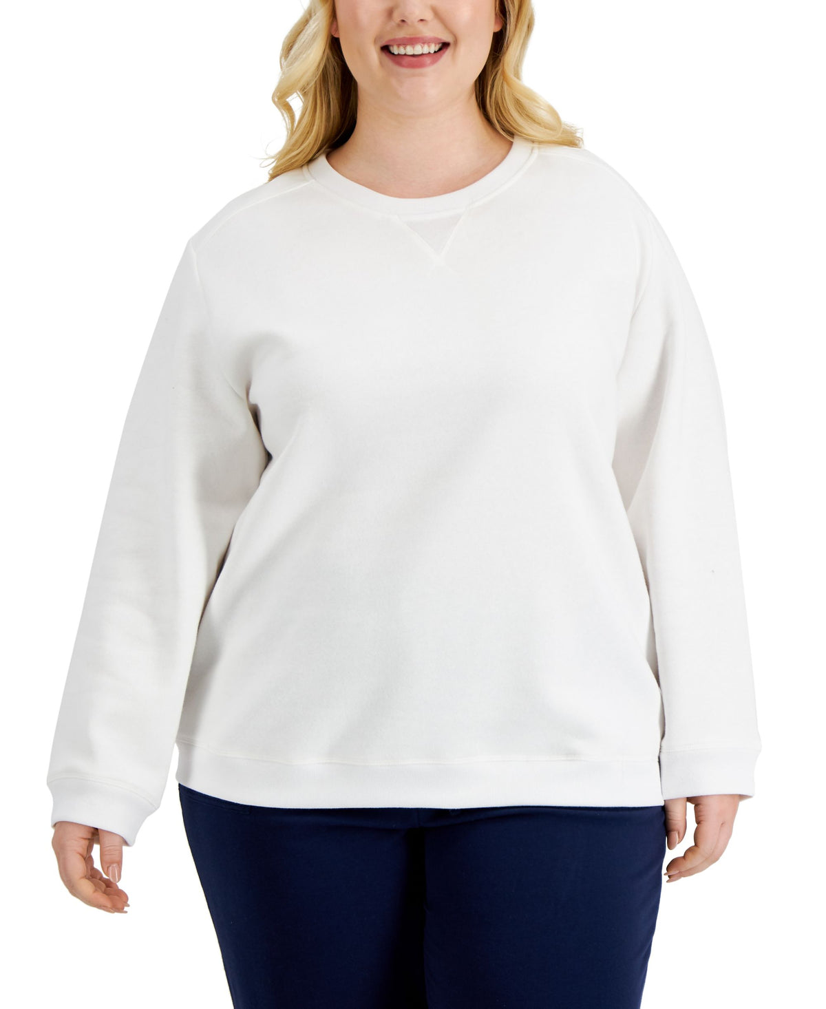 Plus Size Crewneck Sweatshirt