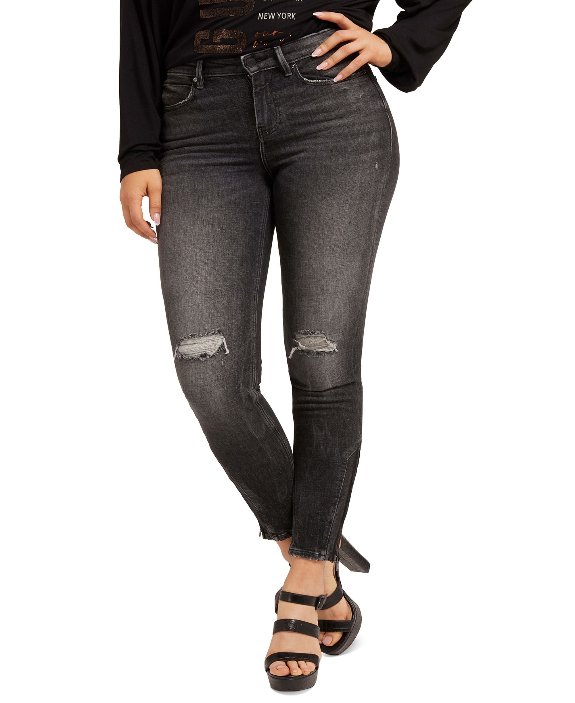 Guess 1981 Ripped Skinny Jeans