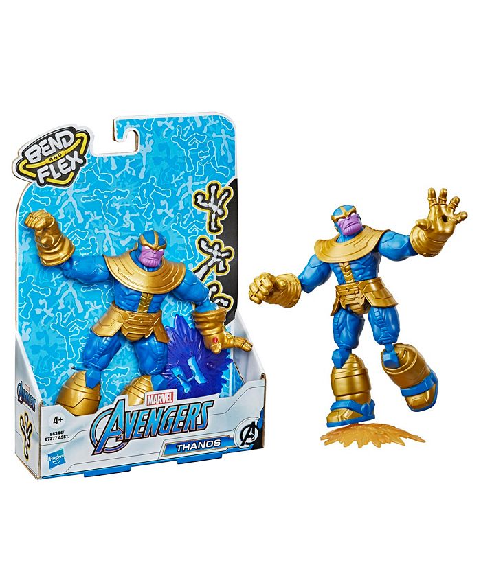 Marvel Avengers Bend And Flex Action Figure 6-Inch Flexible Thanos Hasbro