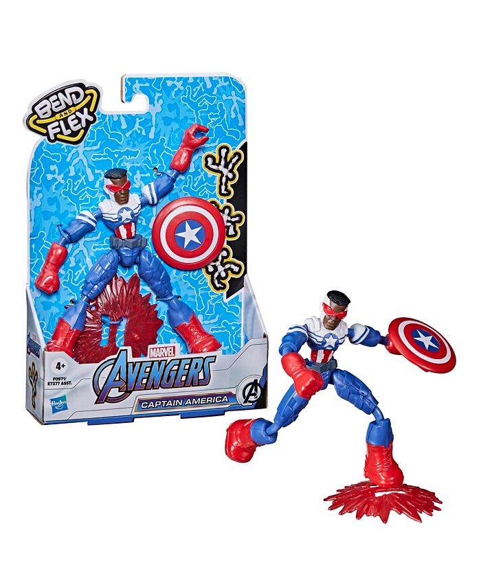 Hasbro Collectibles - Marvel Avengers Bend And Flex Captain America