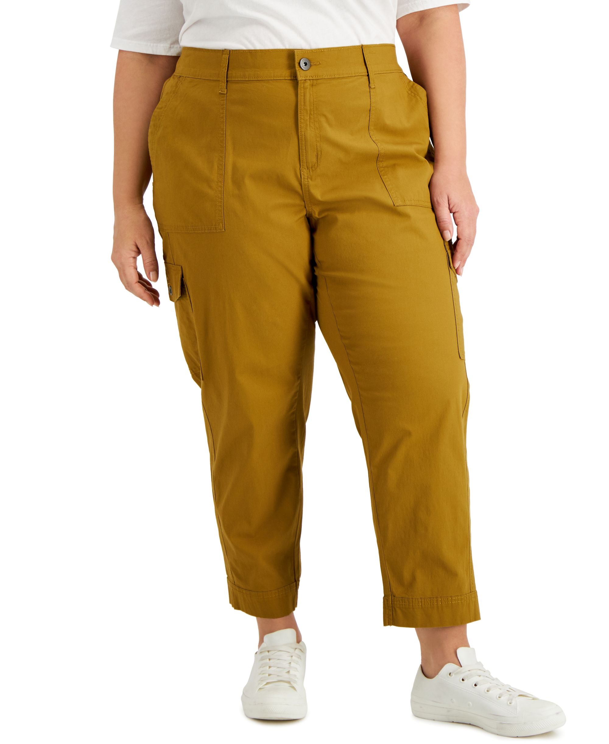 Style & Co Plus Size Curve Leg Cargo Pants