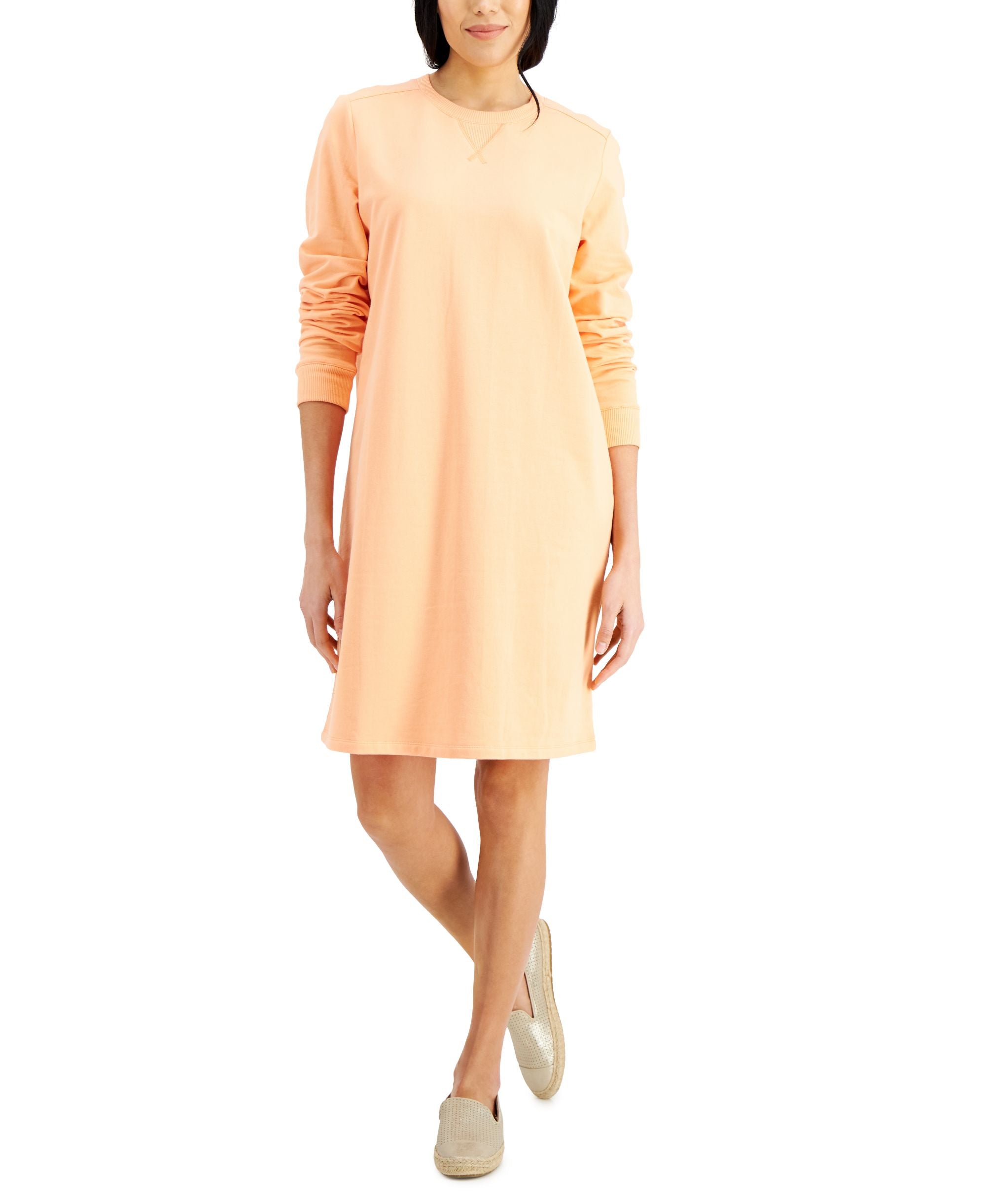 Karen Scott French Terry Sheath Dress